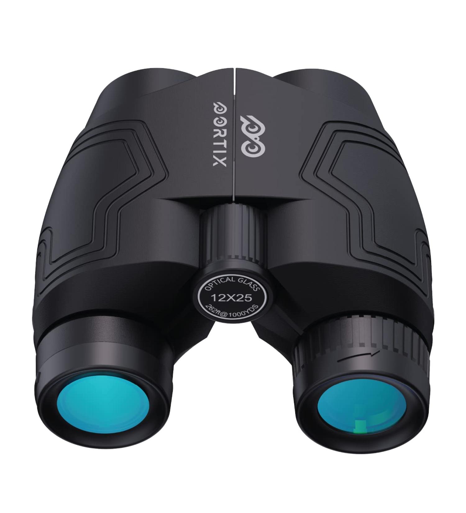 2023 12x25 Compact Binoculars with Low Light Night Vision - Waterproof for Hunting and Bird Watching - Buy Online on GoSupps.com