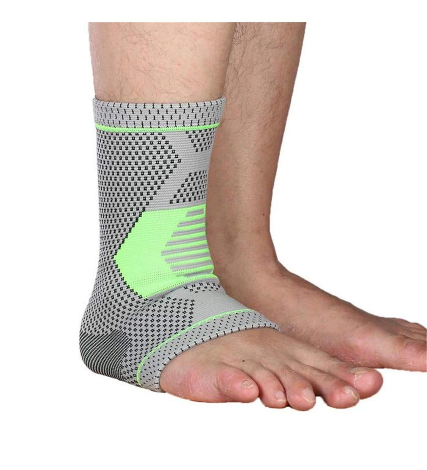 Premium Ankle Brace Compression Sleeve for Sprain & Arthritis Relief | Support for Plantar Fasciitis & Swelling | Elastic Ankle Wrap - 1 Pair (S - Buy Online on GoSupps.com