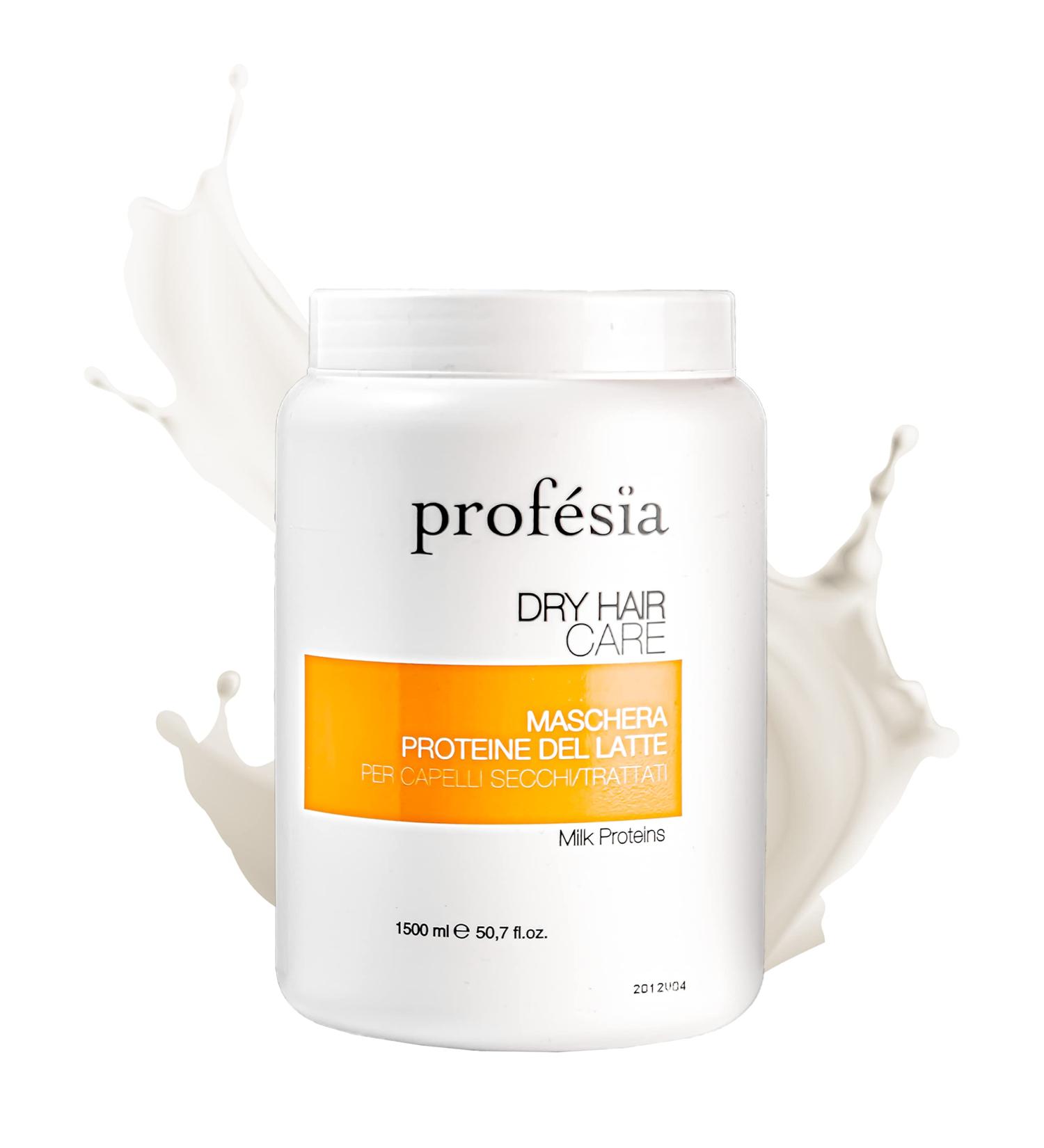 Profesia Hair Mask for Dry & Dehydrated Hair | 1500ml Milk Protein Treatment for Damaged Bleached & Frizzy Hair - Buy Online on GoSupps.com
