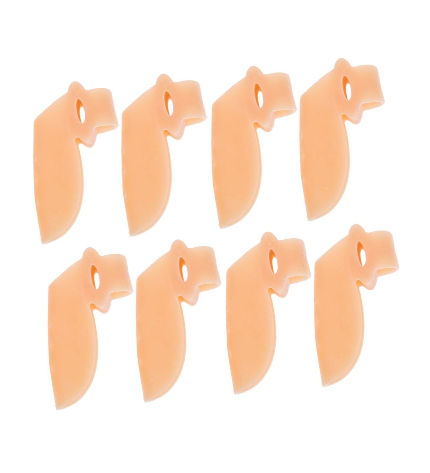 4 Pairs Silicone Toe Separators - Portable Toe Spacers for Bunion & Foot Care | Toe Protector & Corrector for Home Use - Buy Online on GoSupps.com