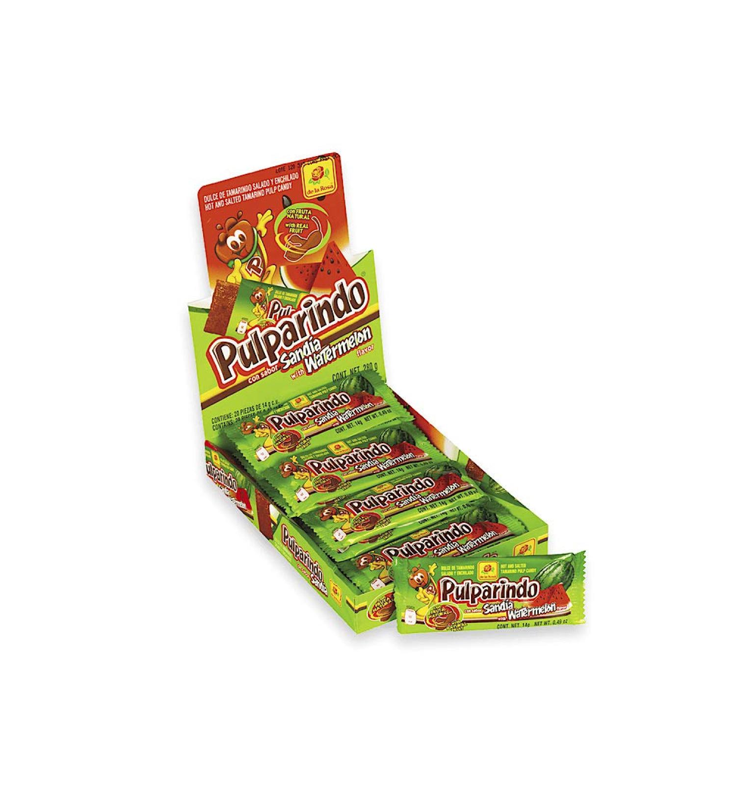De la Rosa pulparindo 20 Pack Tamarind Candy (Buy 3 Any Flavor and get 1 Free!!) (Watermelon)
