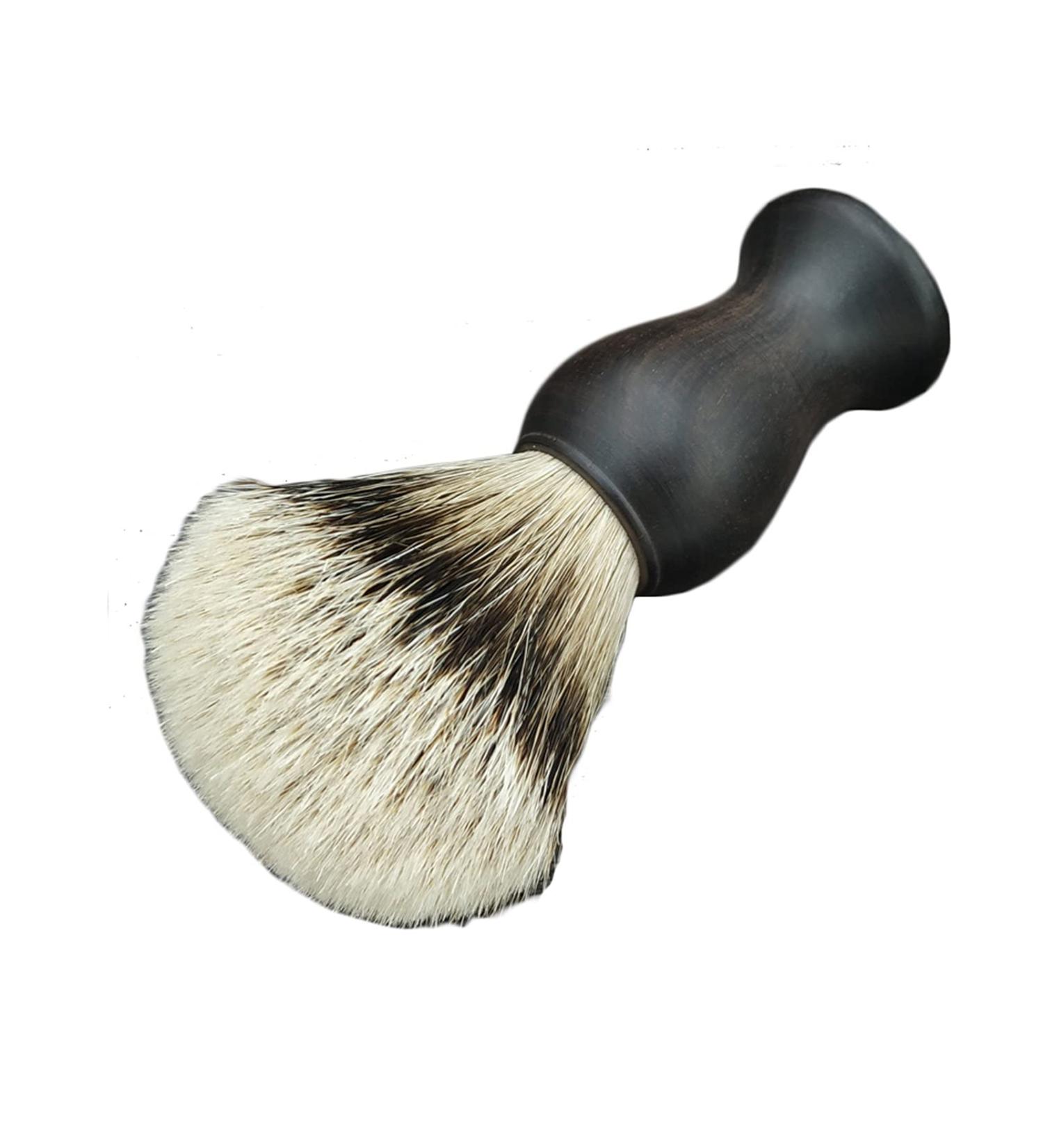 AnSafe Handmade Pure Badger Hair Shaving Brush - Durable Resin Handle for Wet Shaving & Beard Foam - Buy Online on GoSupps.com
