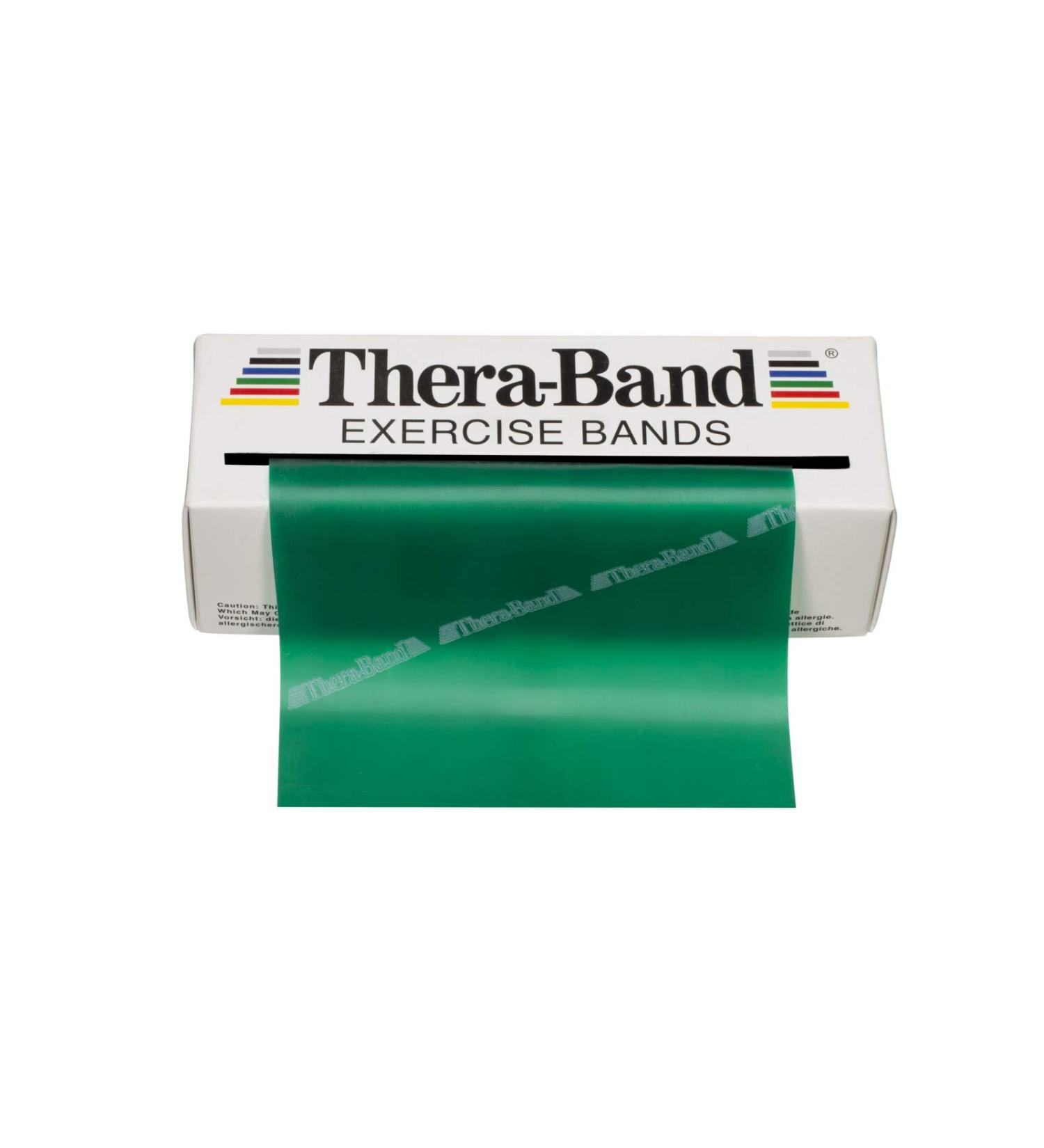 TheraBand Resistance Band 6 Yard Roll - Green Heavy | Professional Latex Elastic Band for Physical Therapy, Pilates, Home Workouts - Buy Online on GoSupps.com