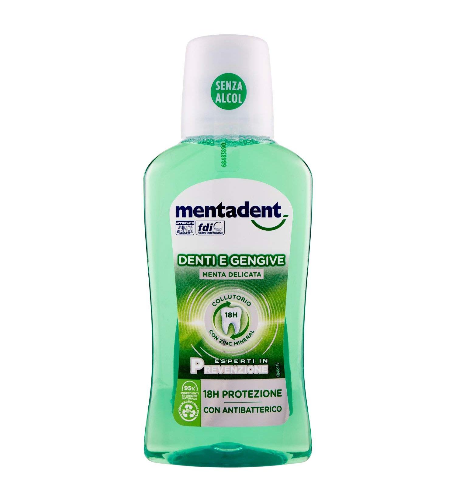 Buy Mentadent 300ml Colluttorio | International Shipping Available | Fresh Breath & Oral Care - Buy Online on GoSupps.com