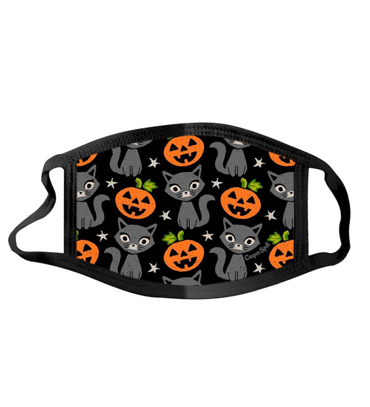 riou Halloween adult mouth and nose protection with motif washable reusable mouth and nose scarf for women and men