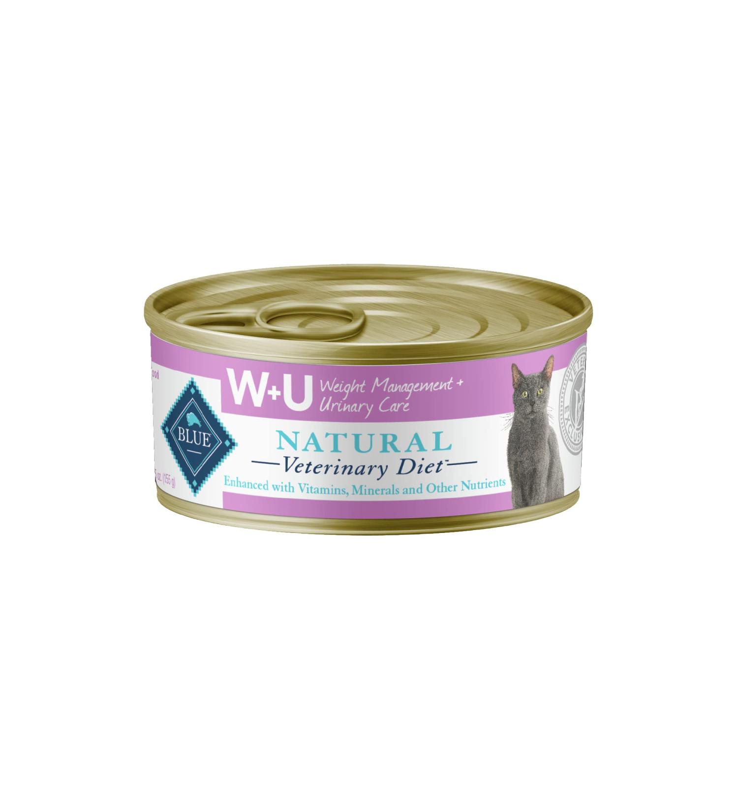 Blue Buffalo W+U Weight Management + Urinary Care Cat Food Bundle 5.5 oz (Pack of 24) - Buy Online on GoSupps.com
