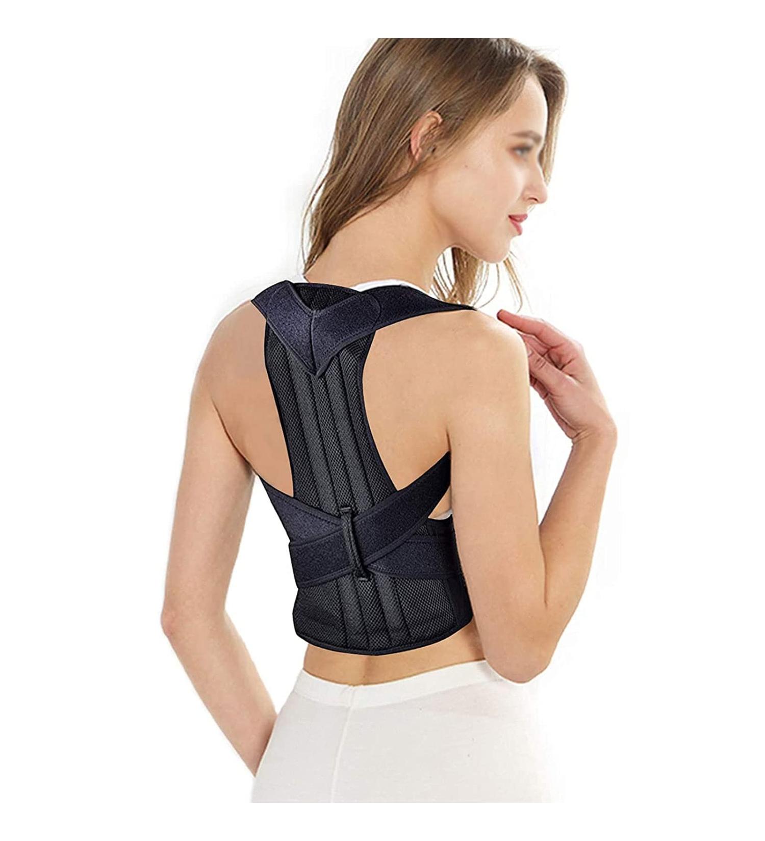 Posture Corrector Back Brace For Men And Women- Lumbar Support Belt Adjustable Straightener For Mid Upper Spine Support- Neck Shoulder Clavicle Pain Relief Corrector (Size : M) - Buy Online on GoSupps.com