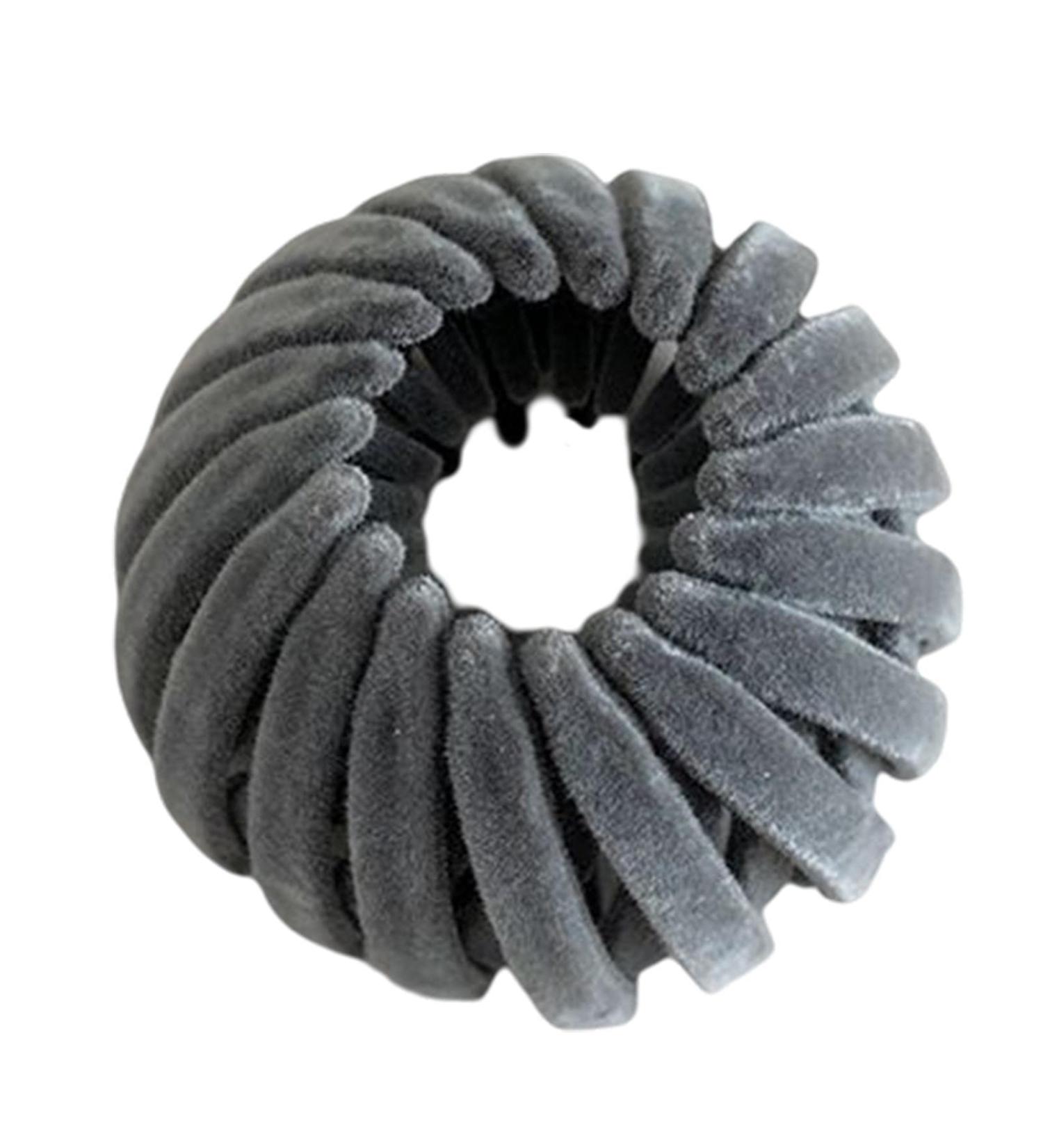 Bird magic hair clip - Nest Velvet Magic Hair Clip - Three Rows of Teeth Styling Supplies for Making Ponytail Bun and Hairpin for Long Short Curly Straight Hair Gray - Buy Online on GoSupps.com