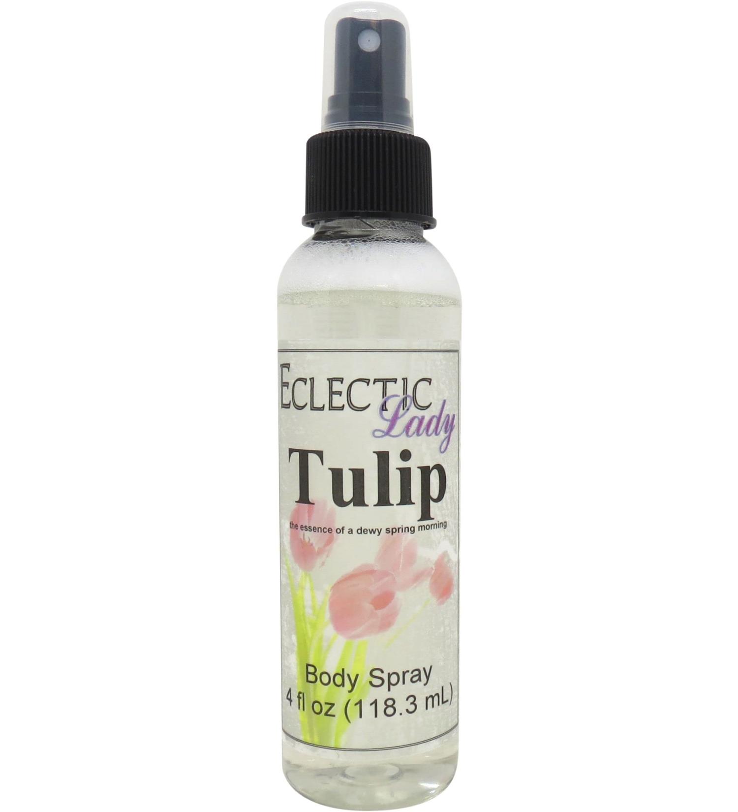 Tulip Body Spray 4 ounces Body Mist for Women with Clean Light & Gentle Fragrance Long Lasting Perfume with Comforting Scent for Men & Women Cologne with Soft Subtle Aroma For Daily Use 4 Fluid Ounces - Buy Online on GoSupps.com