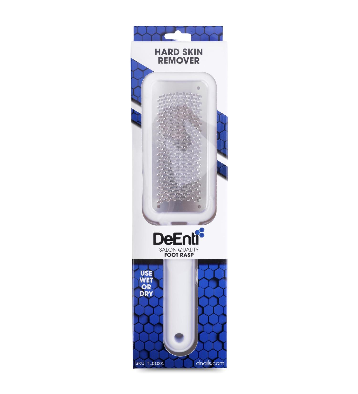 DeEnti Metal Foot Rasp - Professional Stainless Steel Callus Remover Lightweight Foot Scrubber for Salon-Quality Manicure & Pedicure - Buy Online on GoSupps.com