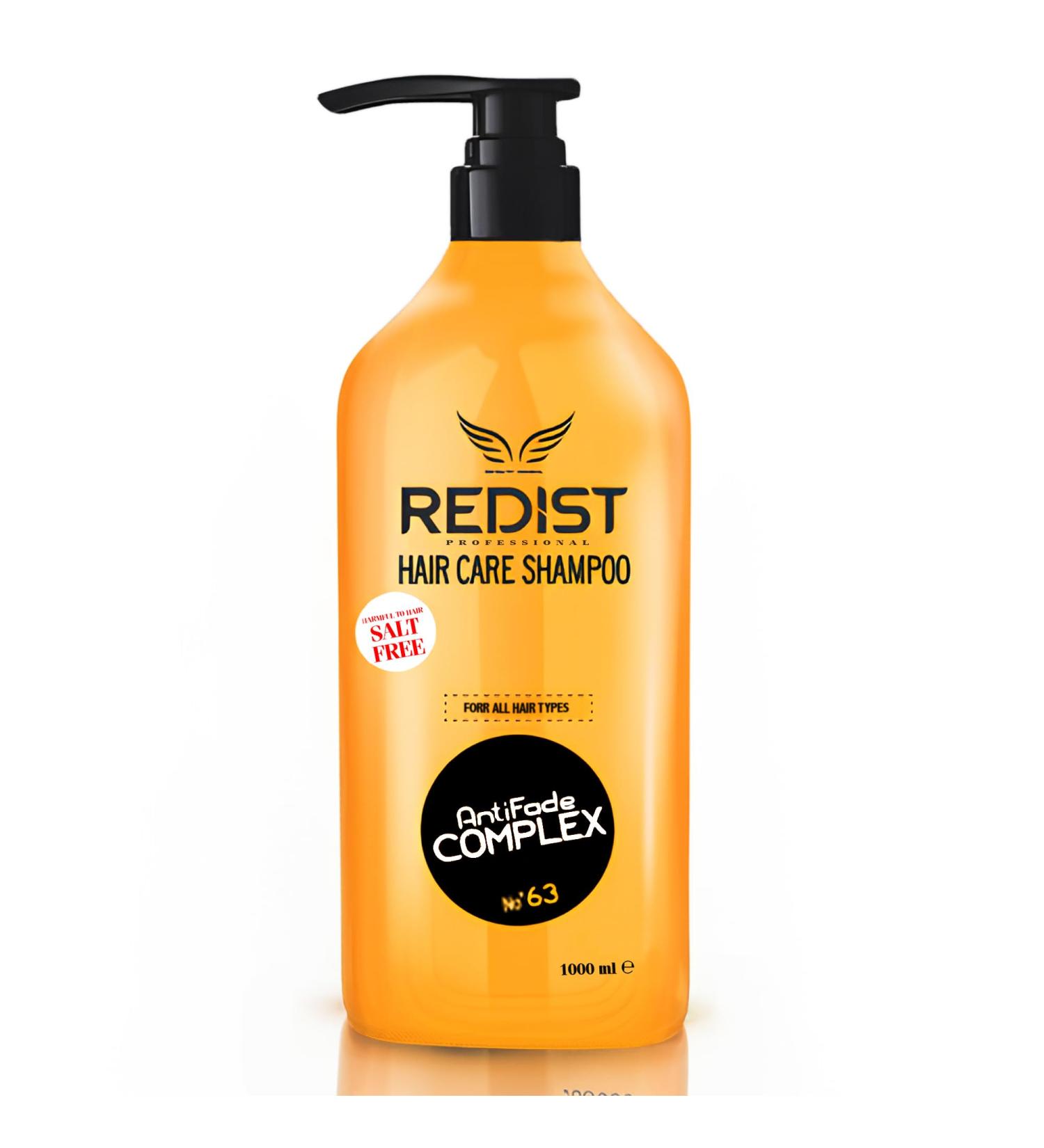 Redist Hair Care Anti-fade Complex Shampoo 1000 ml without salt paraben silicone and SLS - Buy Online on GoSupps.com