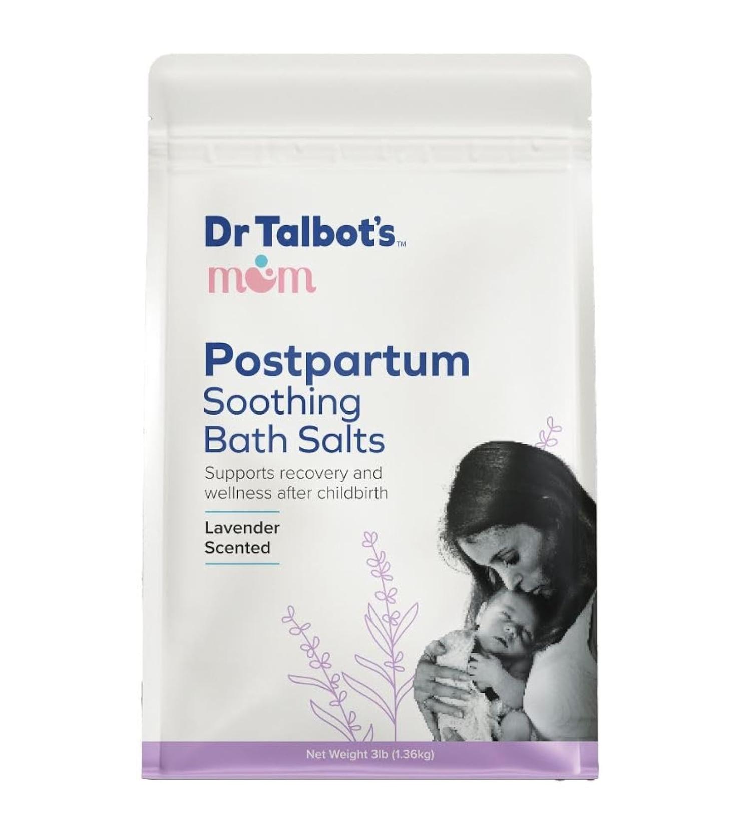 Dr. Talbot's Postpartum Soothing Bath Salts Lavender Infused, Paraben-Free Relaxation & Recovery Bath Soak for New Moms Ideal for Post-Childbirth Healing & Everyday Stress Relief - Buy Online on GoSupps.com
