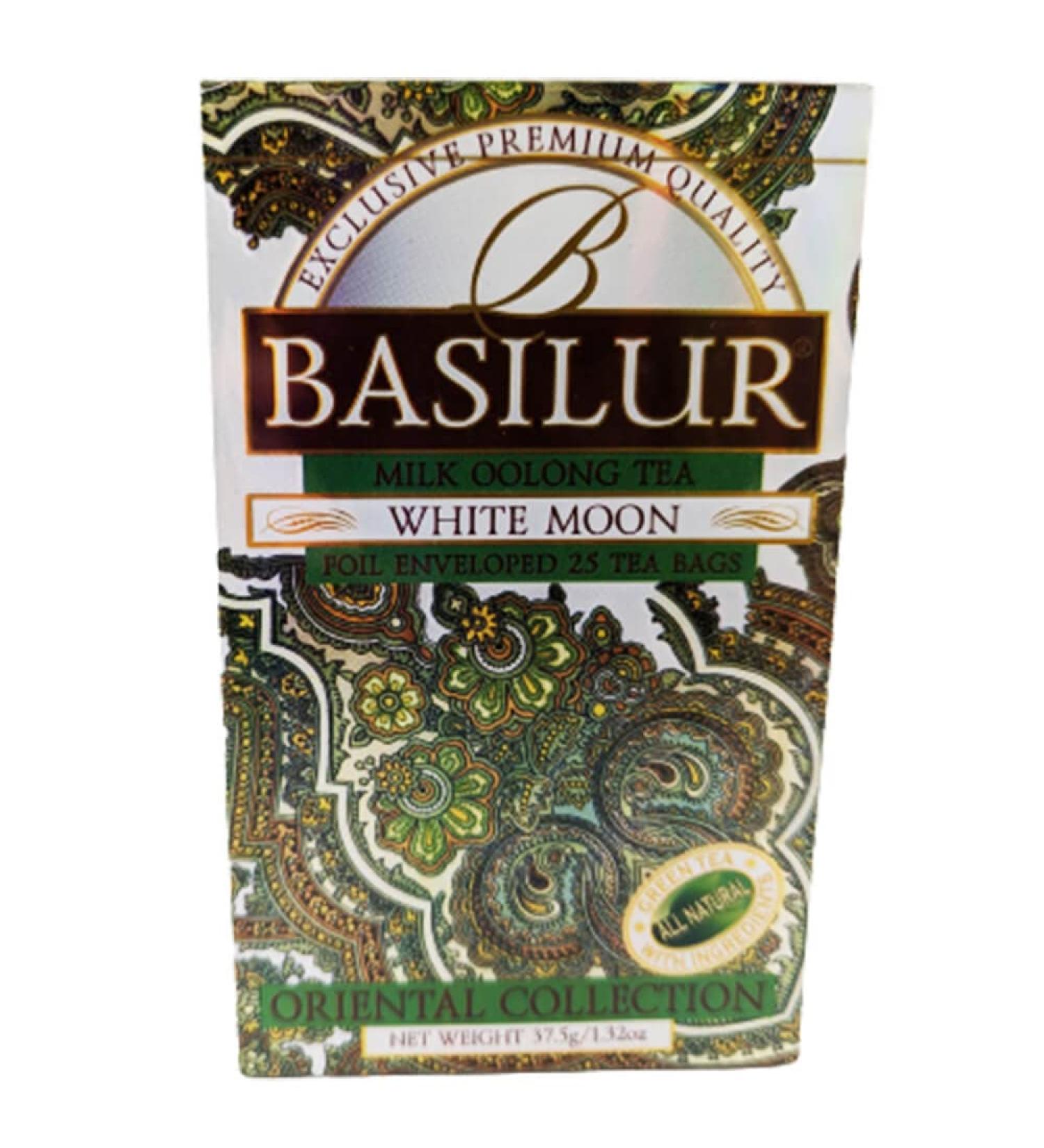 rumarkt Pack of 3 Basilur Milk Oolong White Moon tea bags 25 tea bags total (3 x 25 bags)