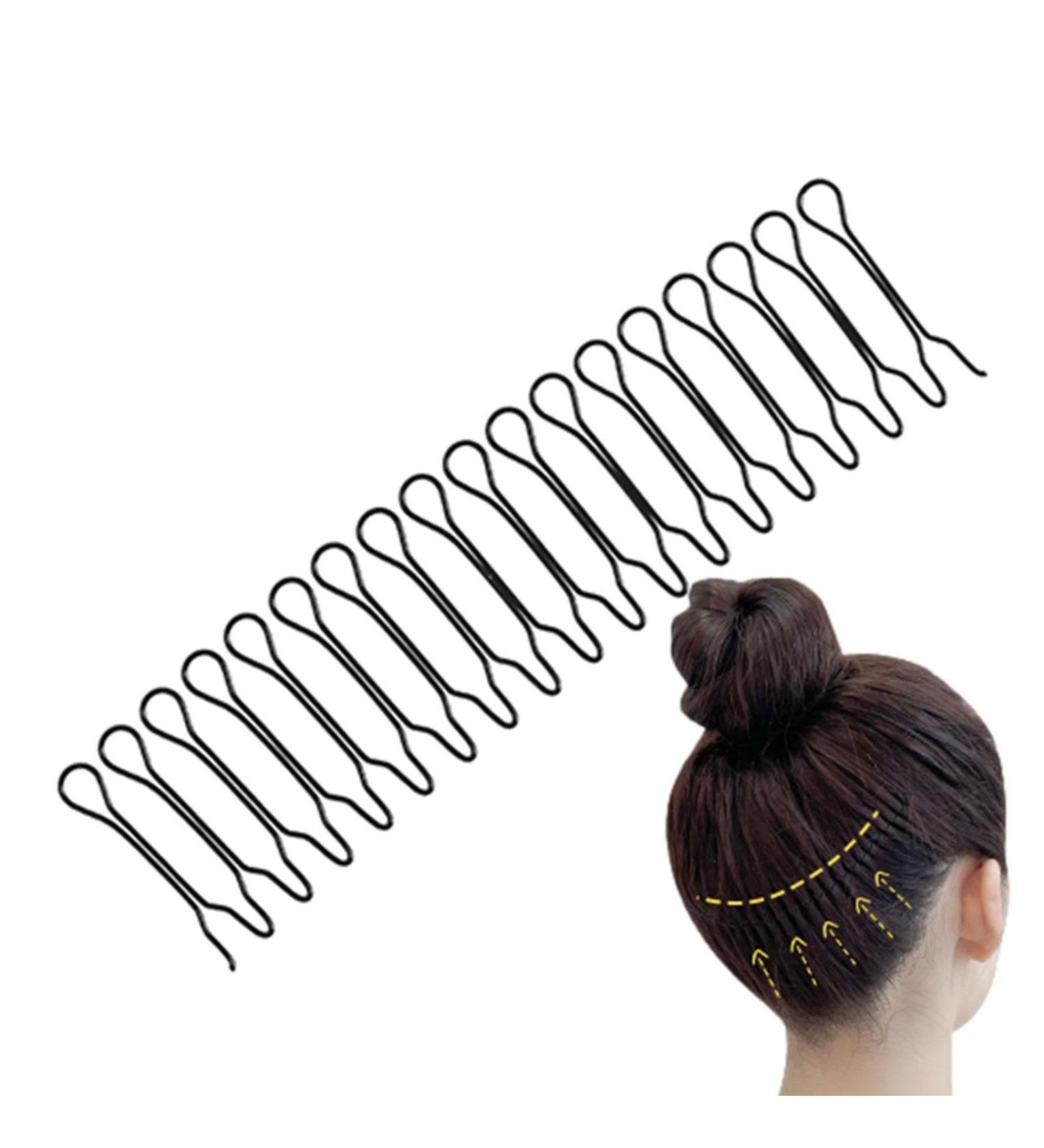 Wire Hair Combs - Stretchy U Pin Hair Side Combs | Hair Updo Styling Tool Decorative Bangs Holder for Women and Girls Hairstyles Hair Combs for Women Accessories - Buy Online on GoSupps.com