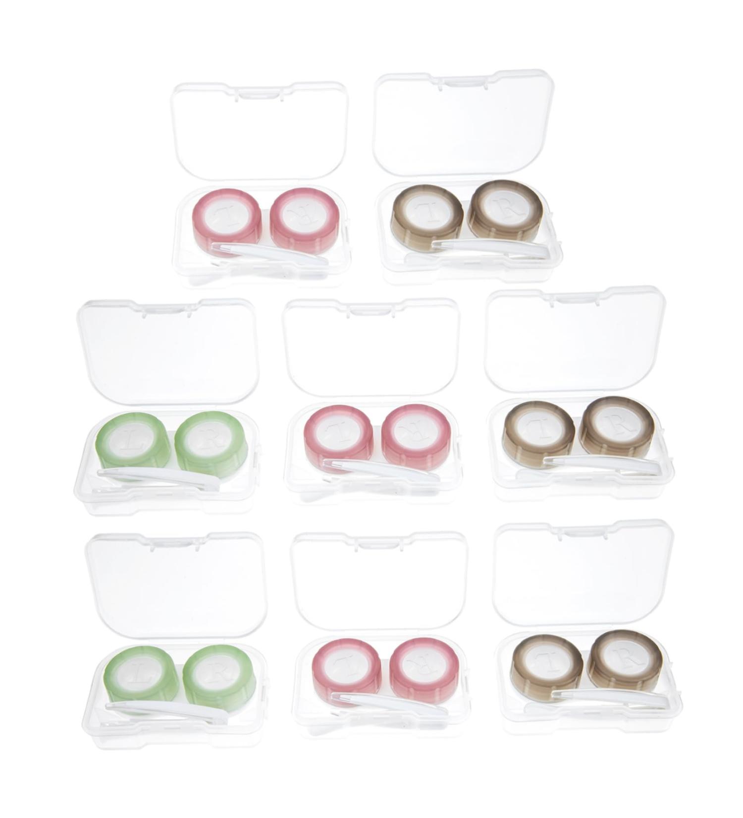 Solustre 32 STK Travel Contact Lens Container - Portable Lens Case & Insertion Tool | Ideal Travel Accessories - Buy Online on GoSupps.com