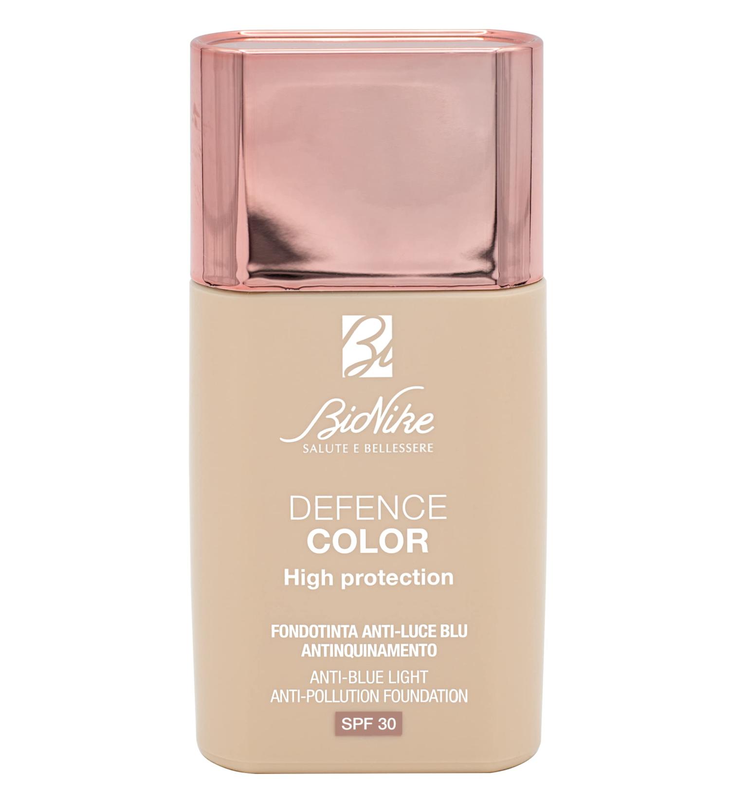 BioNike Defence Color Foundation High Protection Against Blue Light and Pollution 30 ml - 301 Ivory - Buy Online on GoSupps.com