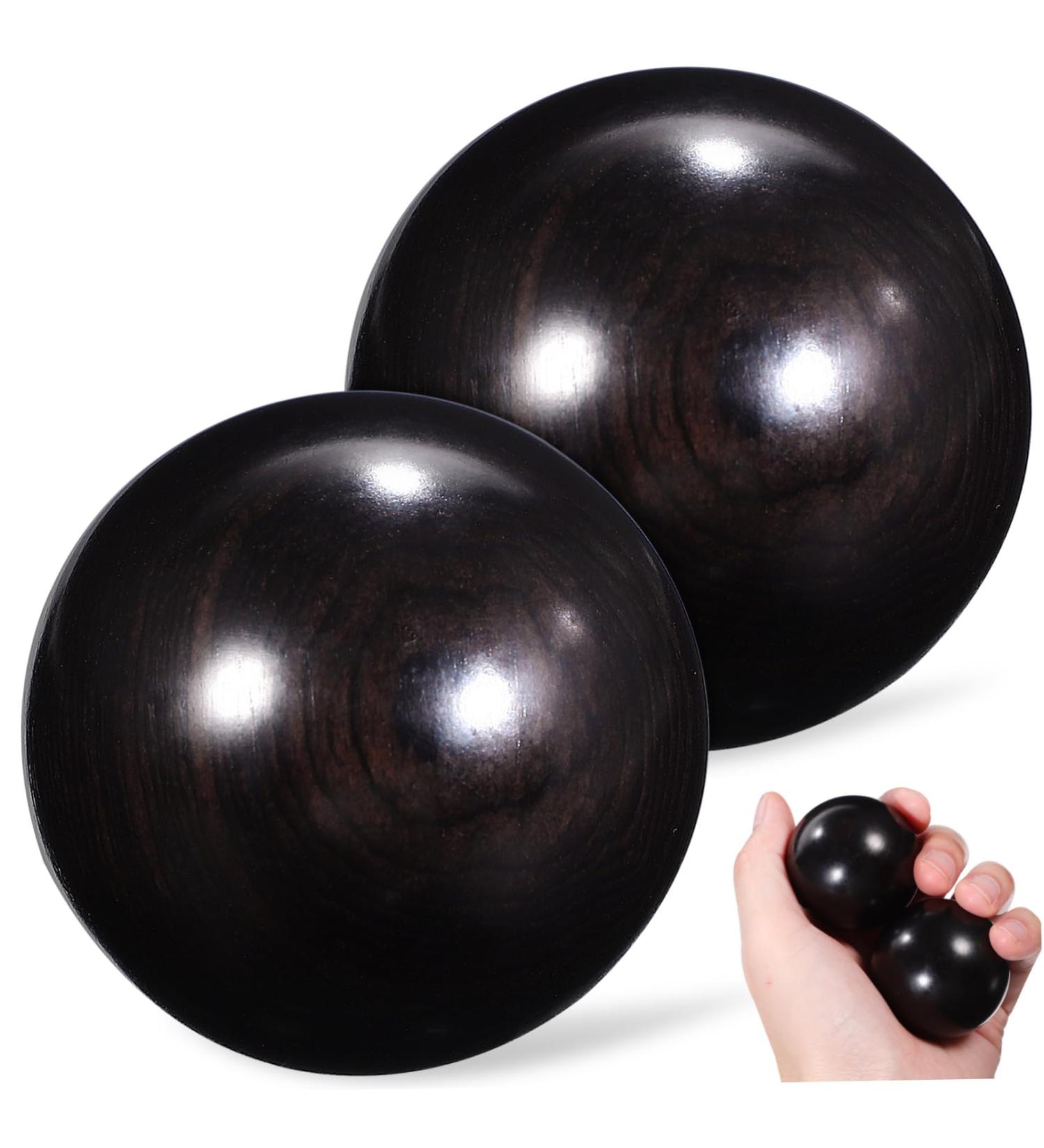 Beaupretty 6-Piece Wooden Handballs Massage Device - Stress Relief & Relaxation - Reusable Rosewood Chinese Balls - Buy Online on GoSupps.com
