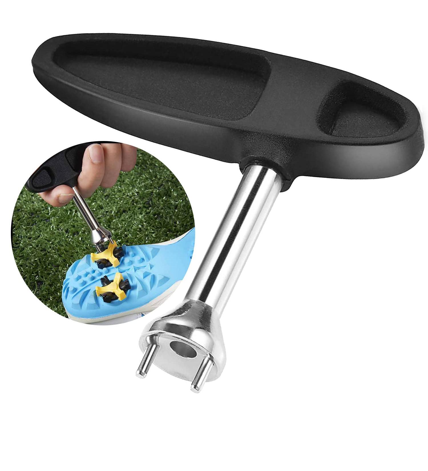 Shuzhu Golf Shoes Spike Wrench Tool - Stainless Steel Cleat Key for Removal and Replacement - 1 Pack - Buy Online on GoSupps.com