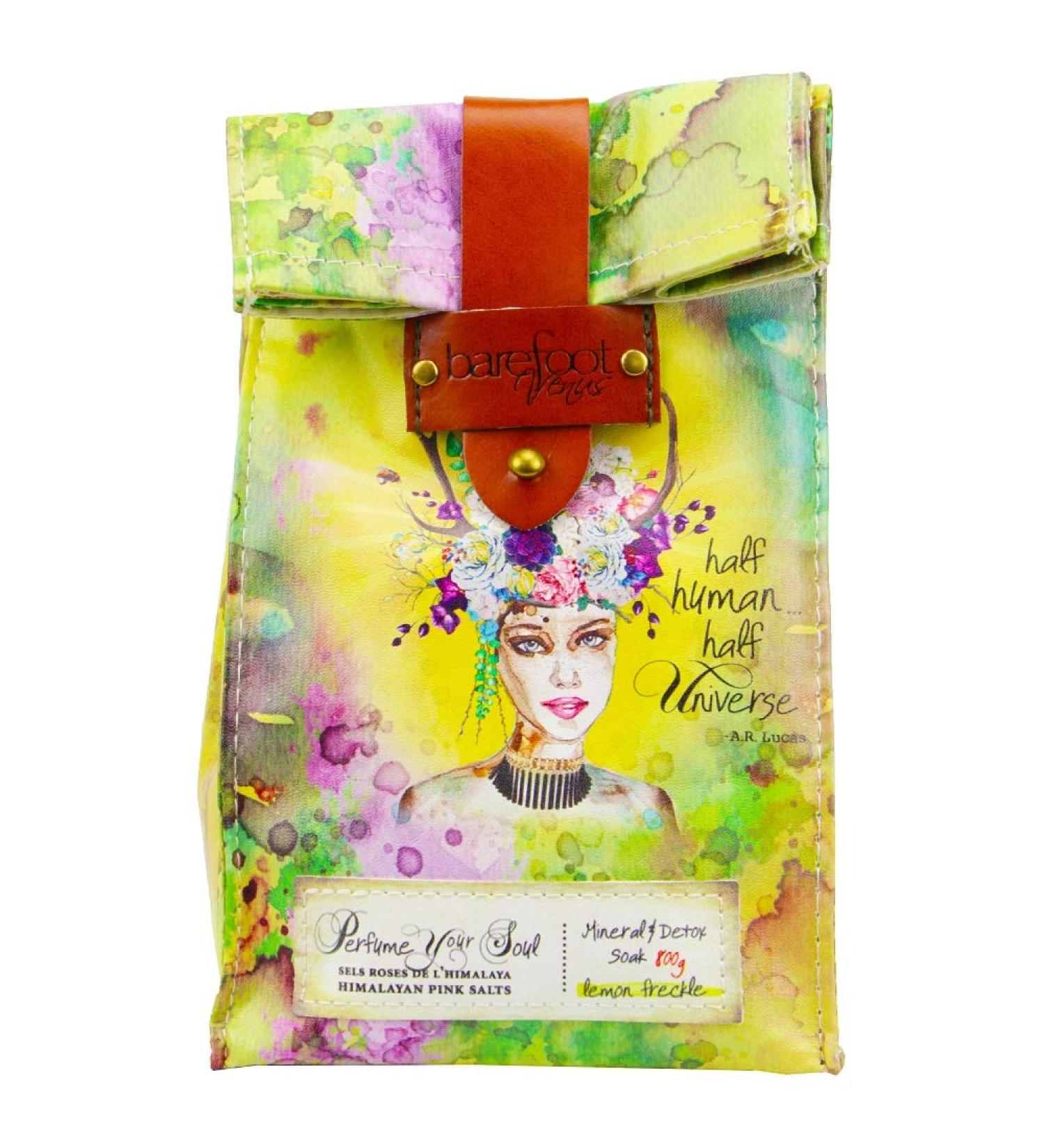 Himalayan Pink Salt Mineral & Detox Bath Soak - Lemon Freckle 800g | International Shipping Available - Buy Online on GoSupps.com