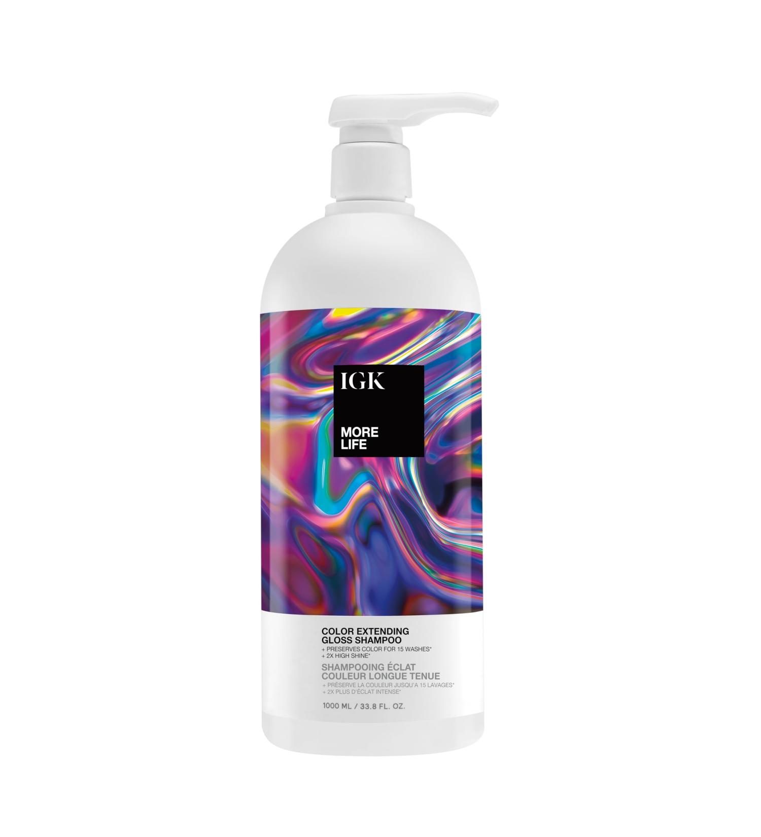 IGK More Life Color Preserving Shampoo Liter
