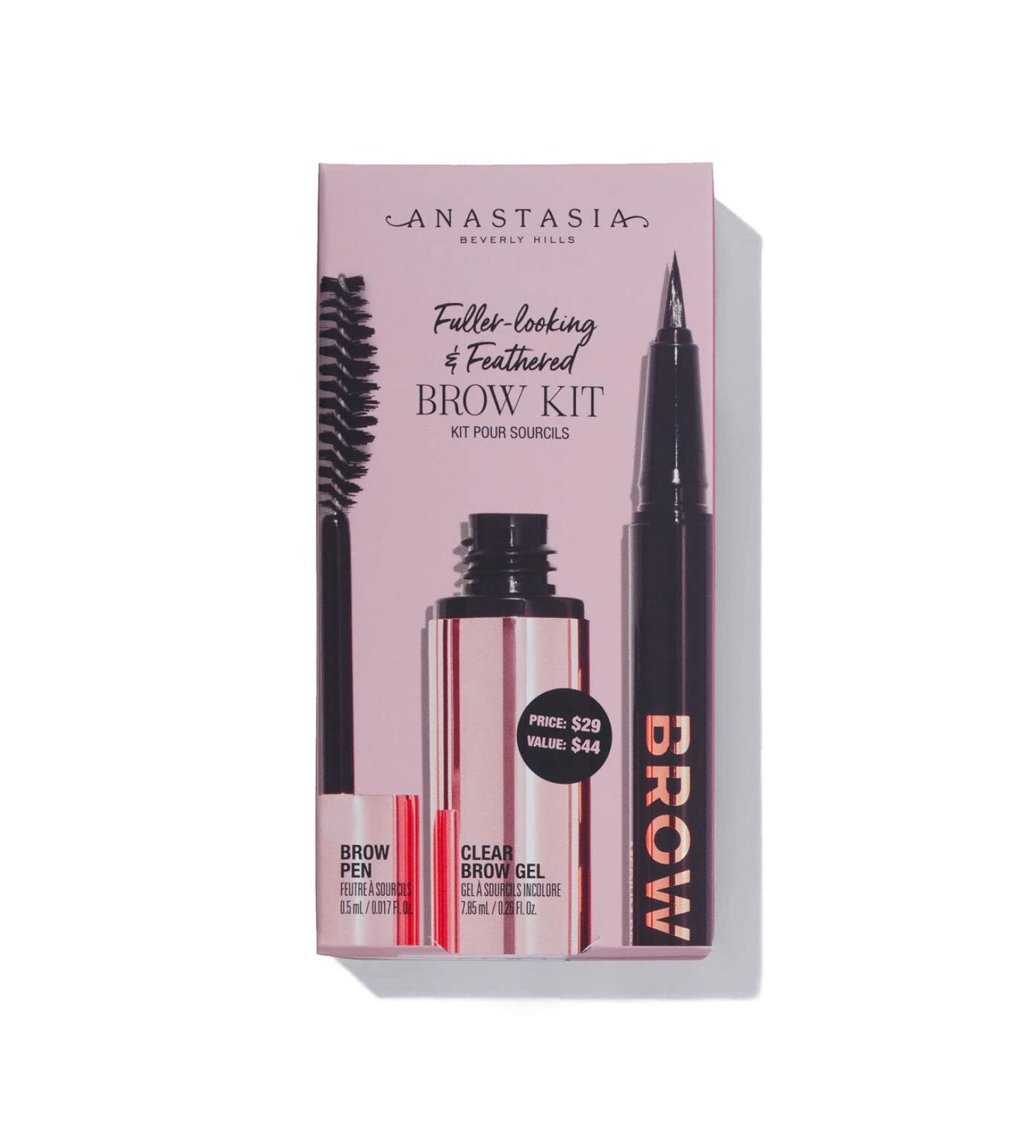 Anastasia Beverly Hills Fuller & Feathered Brow Kit Medium Brown - Buy Online on GoSupps.com