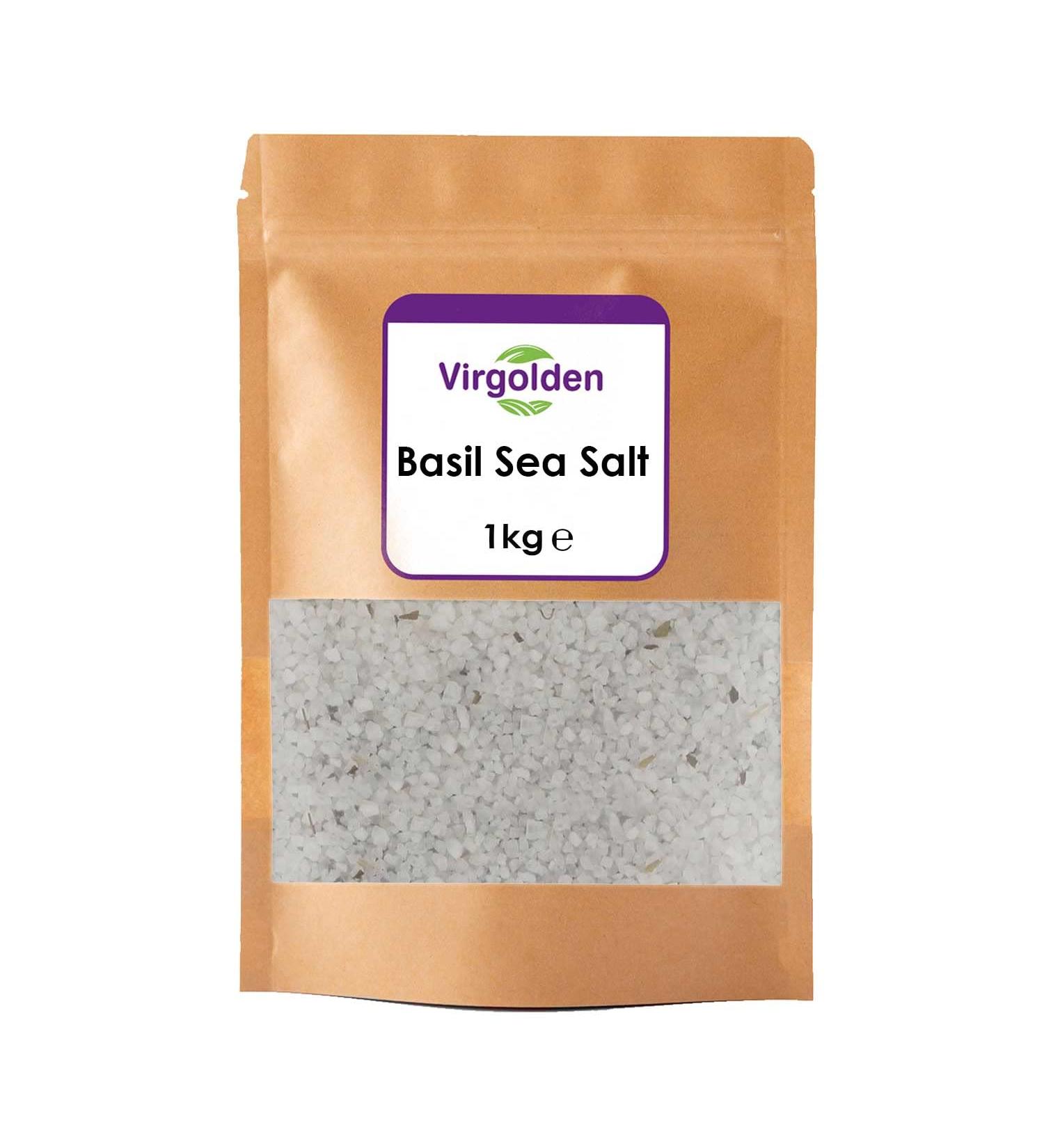 Basil Sea Salt 1kg by Virgolden