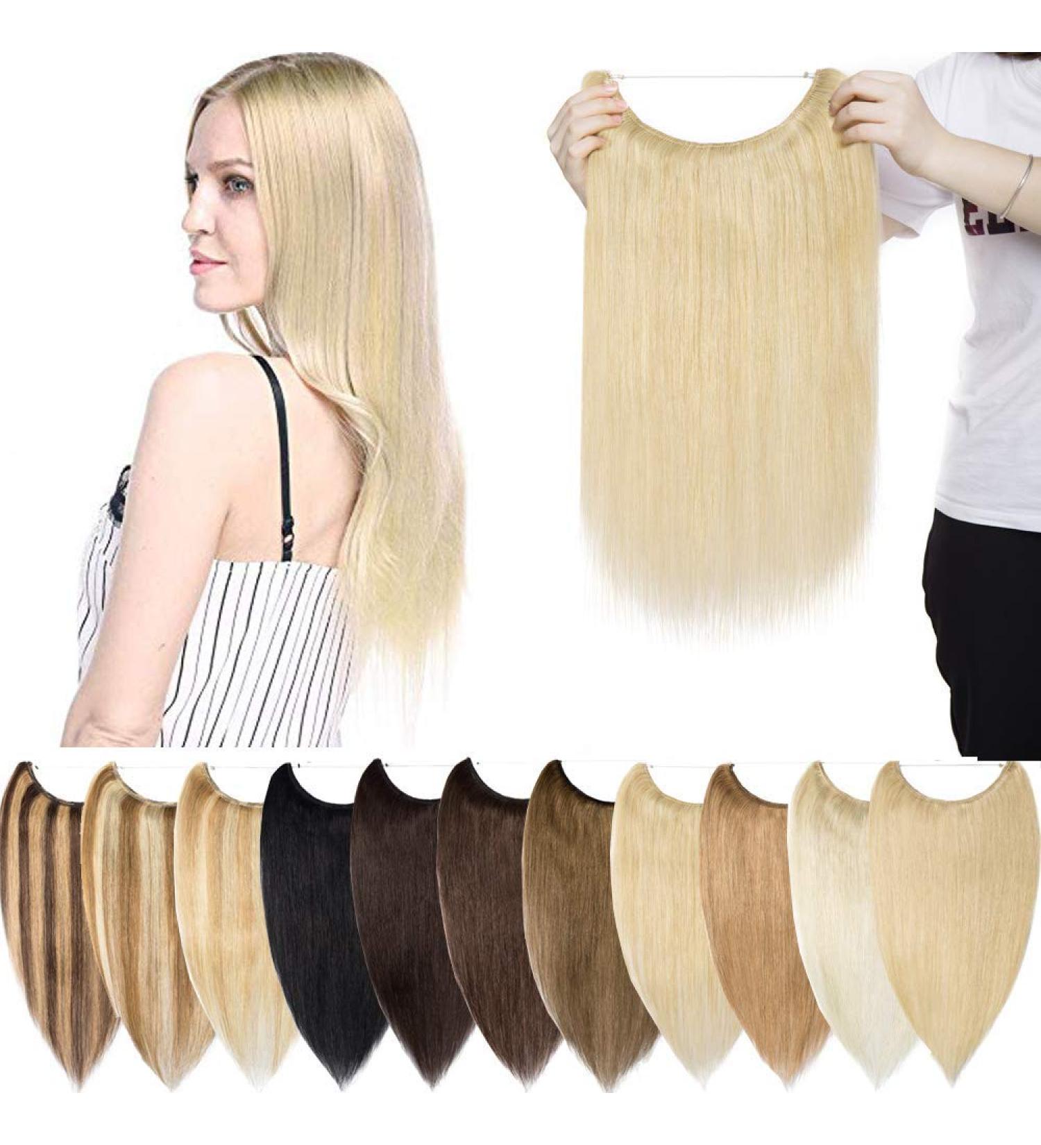 Buy S-Noilite Real Hair Extensions with Wire - 50cm (20) #24 Blonde - Smooth Thin 70g - International Shipping Available - Buy Online on GoSupps.com