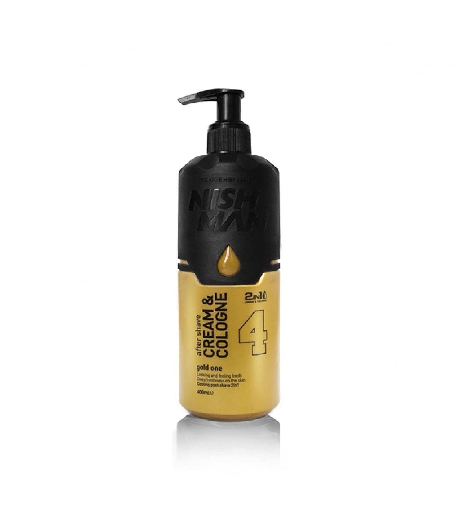 nishman Cream Cologne Series (400ml 04 GOLD ONE) 13.5 Fl Oz (Pack of 1) 04 GOLD ONE - Buy Online on GoSupps.com