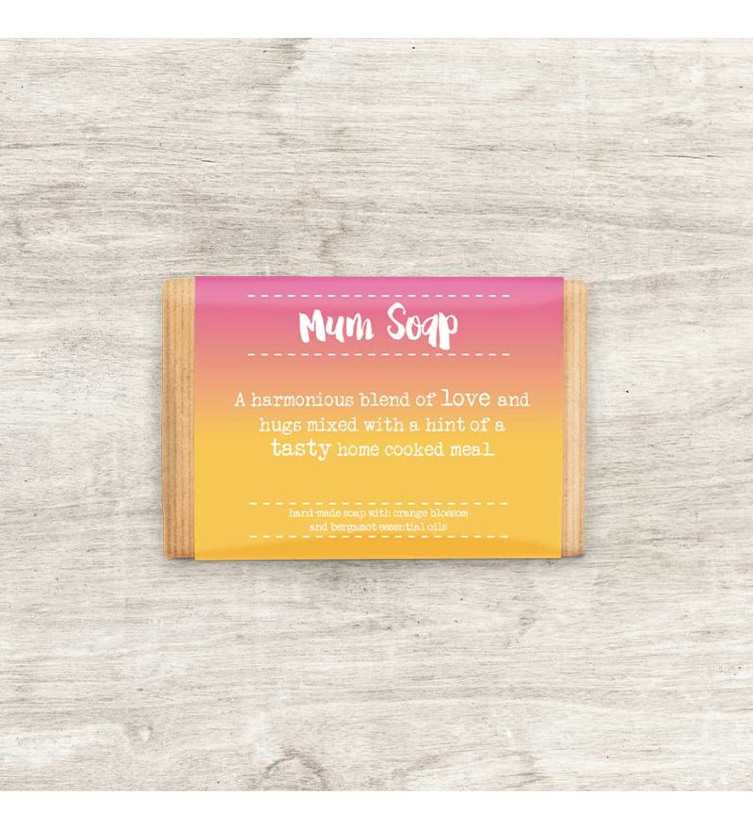 Funny Love Mum Hand Made Soap Bar - 100% Natural Cruelty Free Vegan Soap