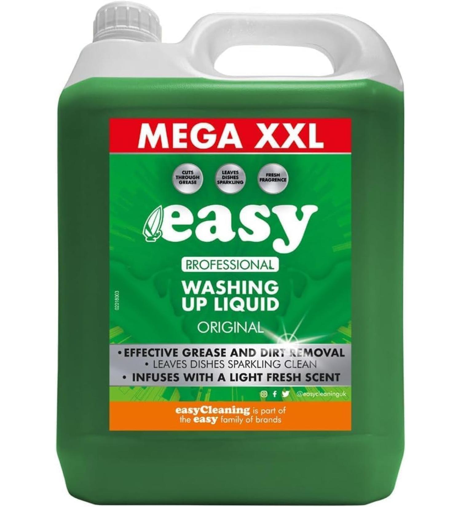 Easy Original Cleaner (Easy Original Dish Washing Up Liquid Clean Scent Detergent Kitchen Soap 5L)