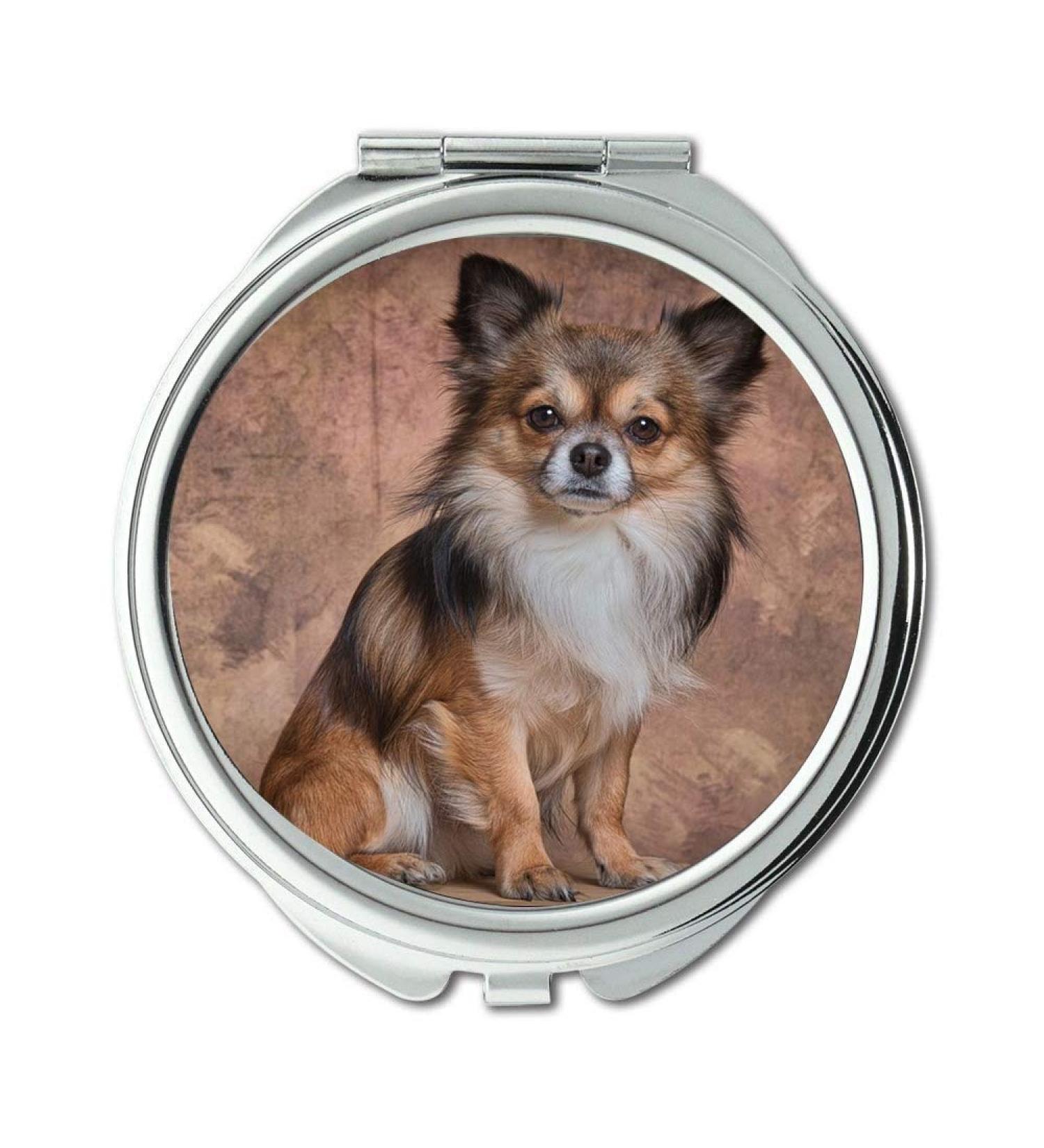 Mirror makeup mirror Chihuahua Mammal Dog Animal Cute Fur Small pocket mirror portable mirror - Buy Online on GoSupps.com