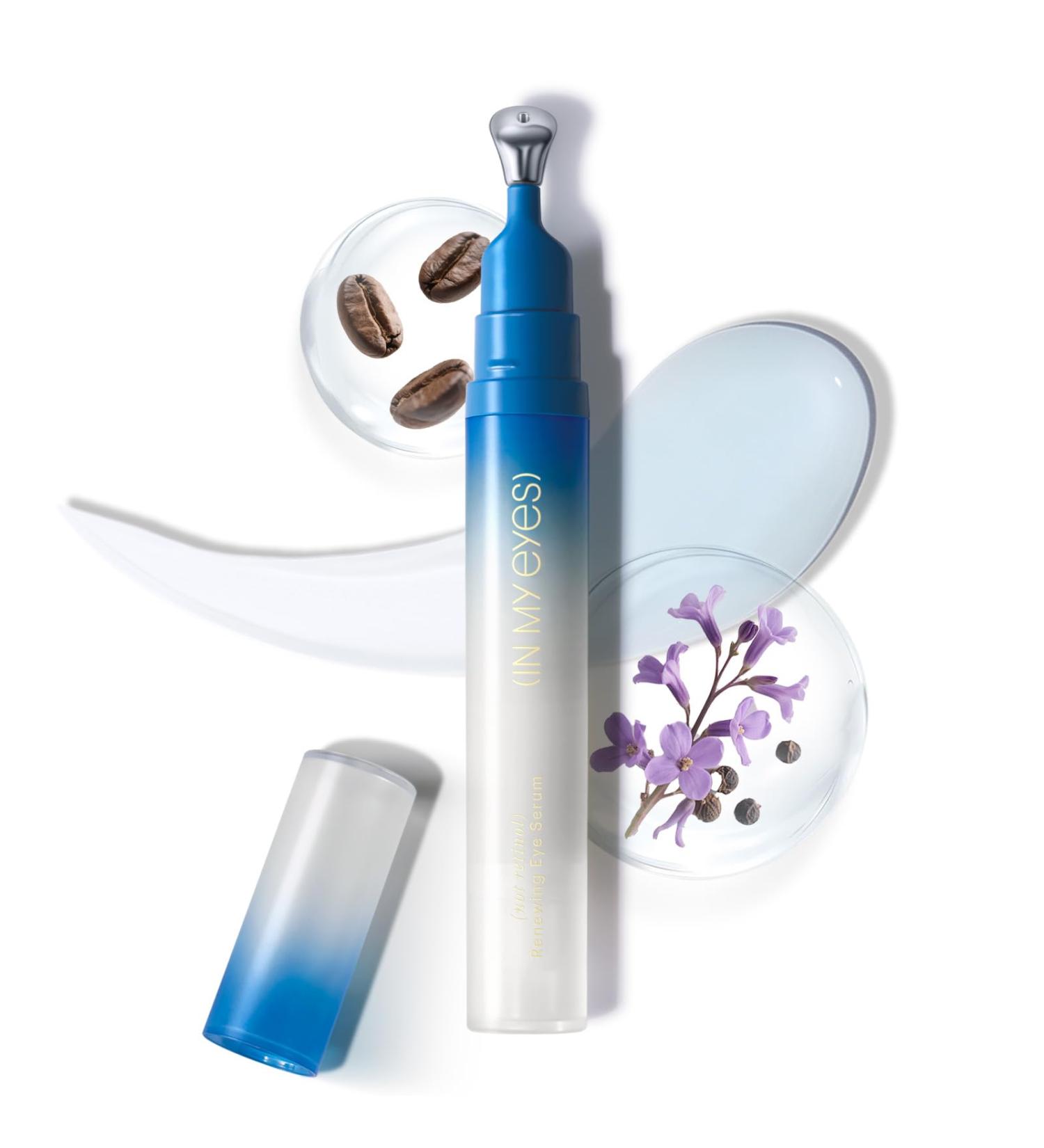 Caffeine Eye Serum Firming Hydrating Renewing Eye Cream with Bakuchiol Hyaluronic Acid for Reduces Fine Lines Dark Circles & Puffy Bags Eyes Care with Zamak Applicator 0.5 fl. oz - Buy Online on GoSupps.com