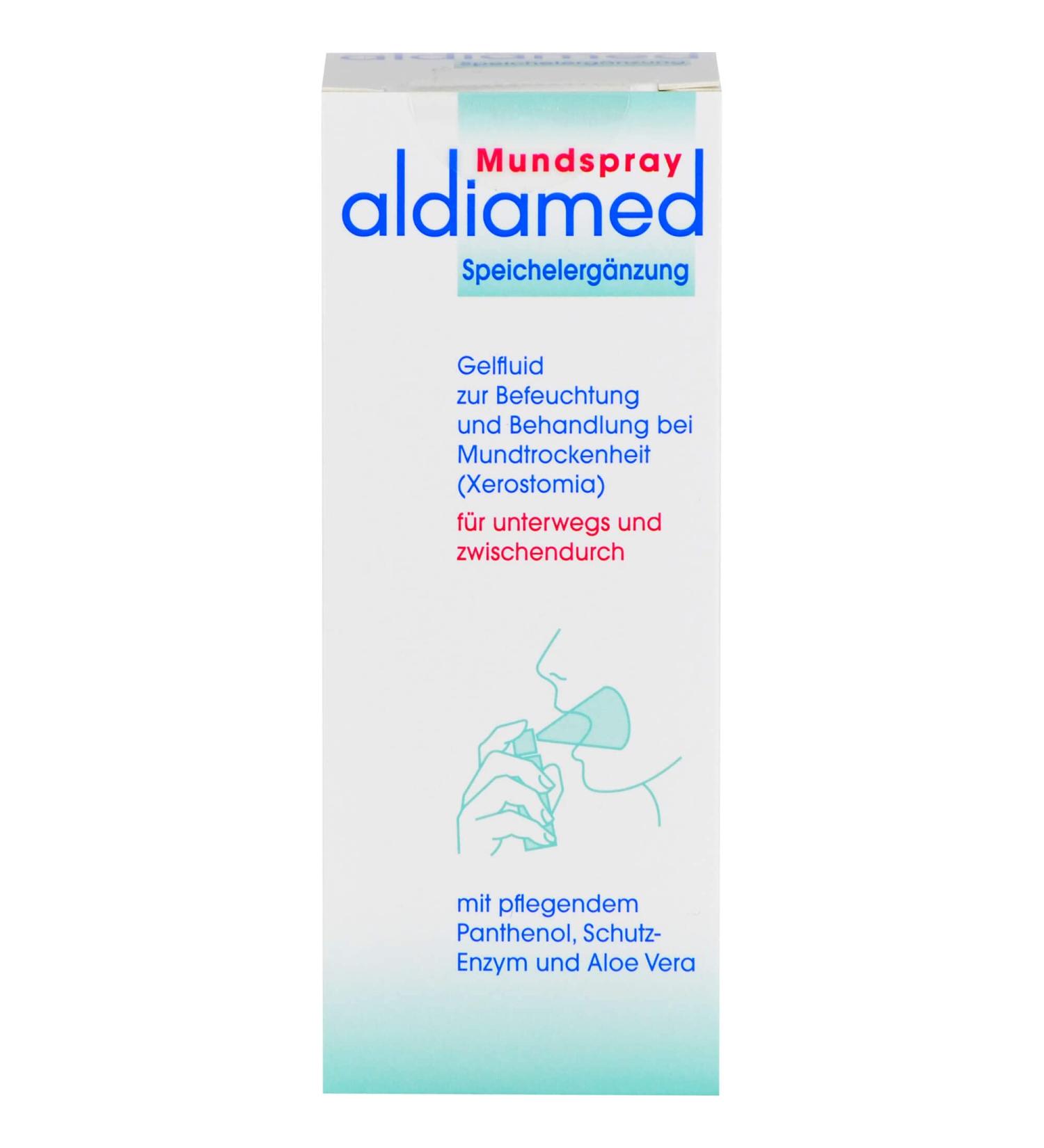 Aldiamed Saliva Supplement Mouth Spray 50ml - Boost Saliva Production | Fast Shipping Internationally - Buy Online on GoSupps.com