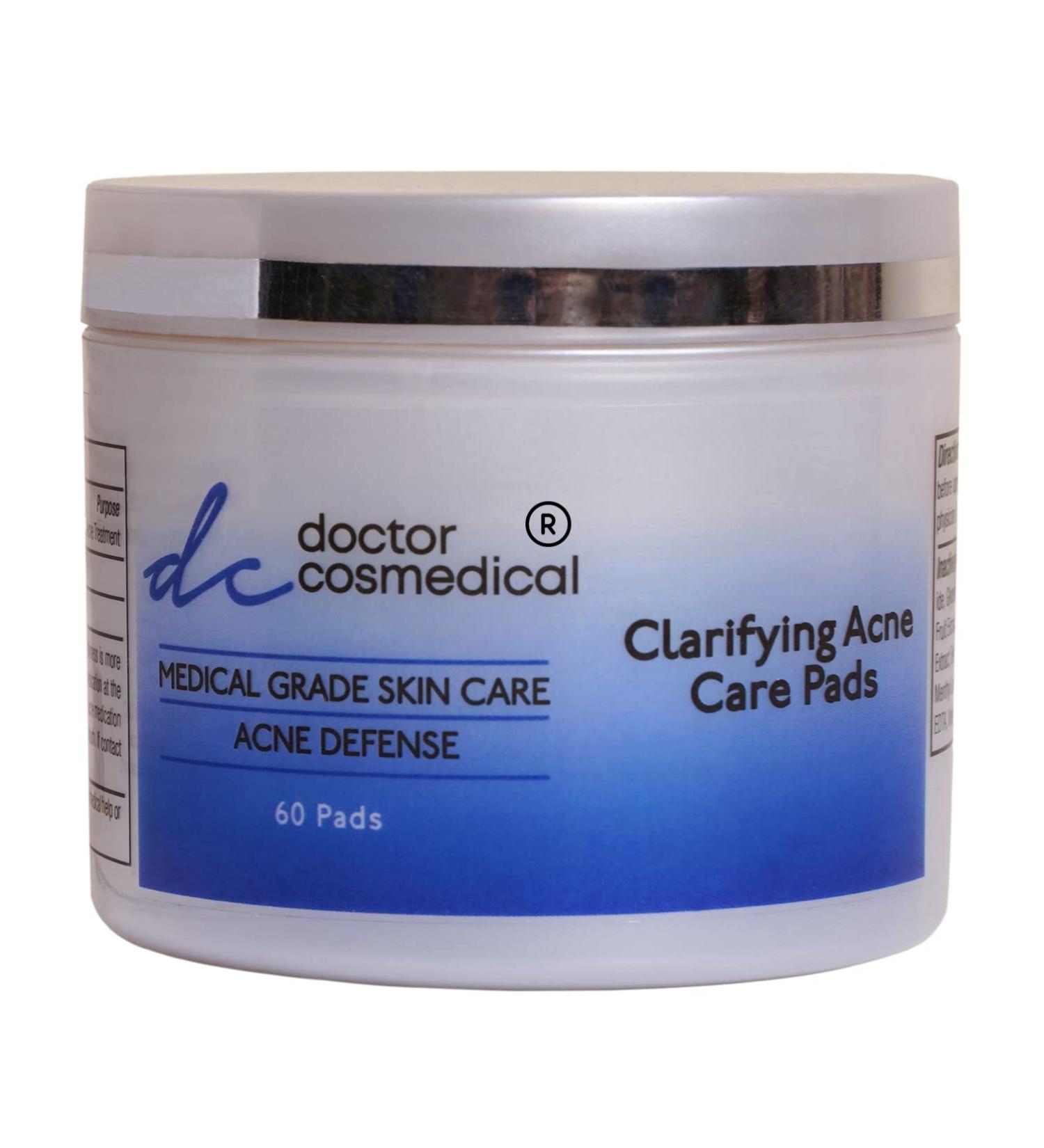 Clarifying Acne Control Pads | Glycolic Acid & Salicylic Pads for Clear Skin | Dermatologist Tested | 60 Count - Buy Online on GoSupps.com