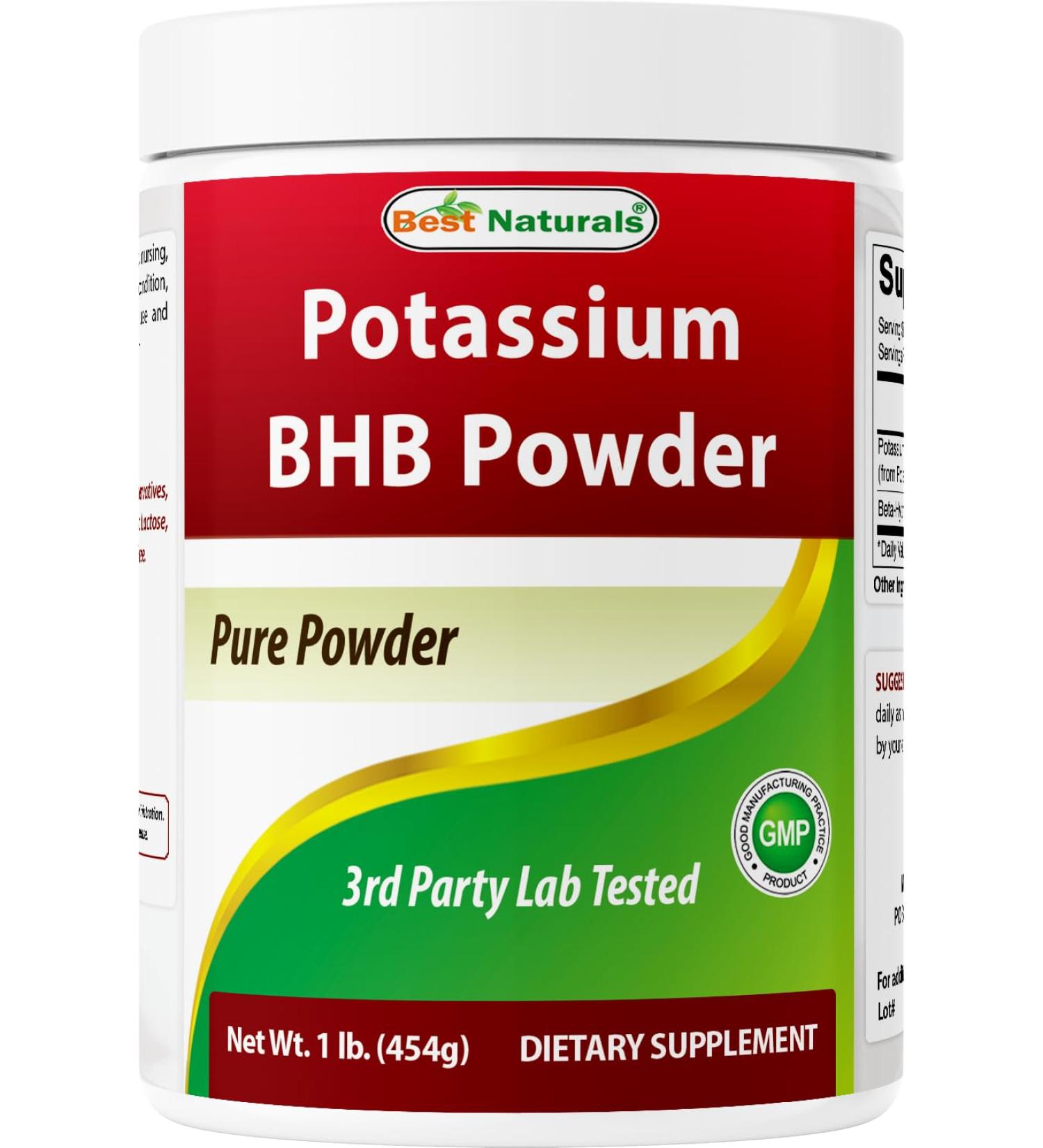 Best Naturals Potassium BHB Powder 1 Lb - Buy Online on GoSupps.com