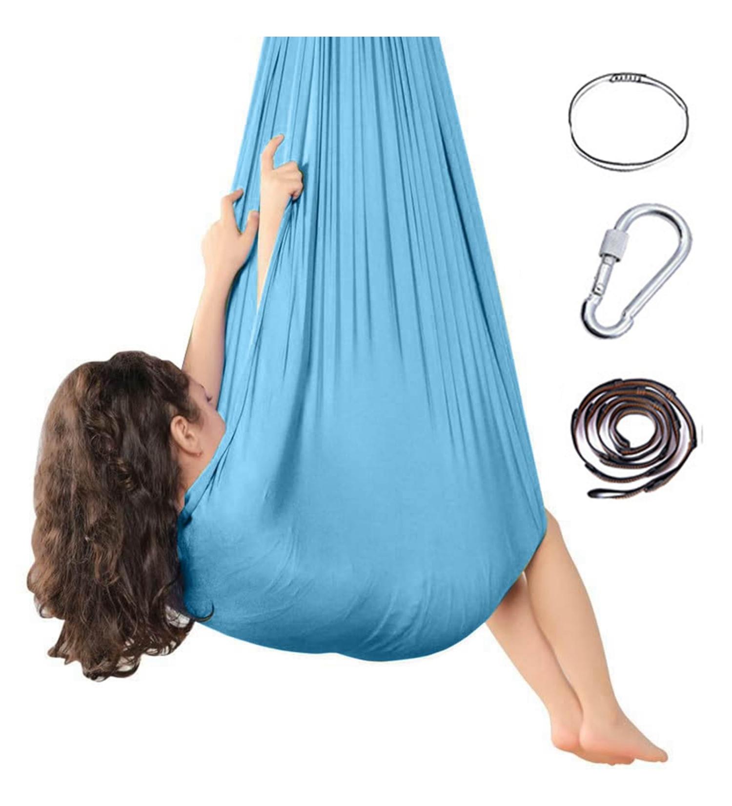 Children's Sensory Full Body Socks for Young Girls | Stretchy Breathable Body Sox for Autism | Stress Reduction | 280x150cm - Buy Online on GoSupps.com