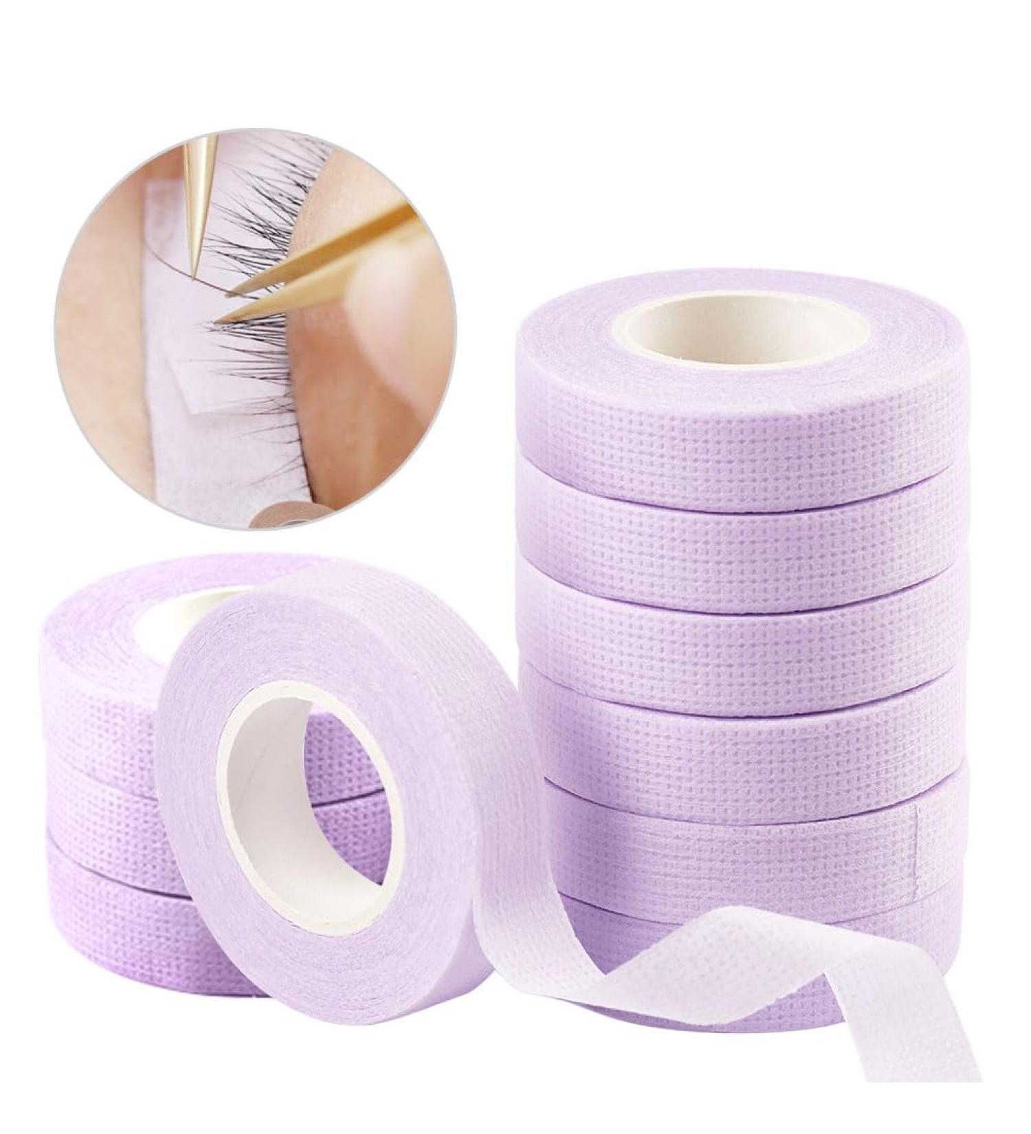 Buy Lunamoon 10 Rolls Eyelash Extension Tape - Purple Micropore Isolation Lash Tape for Perfect Extensions - Buy Online on GoSupps.com
