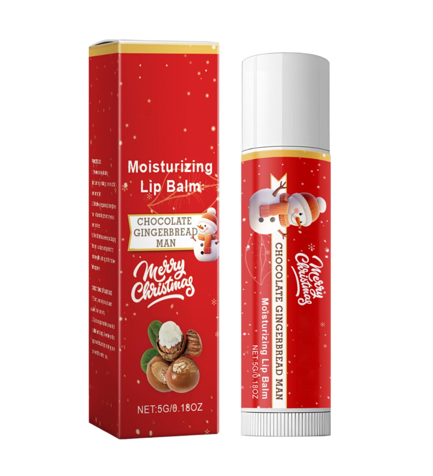 Moisturizing Lip Treatment | Long-Lasting Christmas Moisturizer | Non-Greasy Lip Repair Sticks | For Women and Men - Winter Birthday Holiday Travel Dates Everyday Use Party Office Work - Buy Online on GoSupps.com