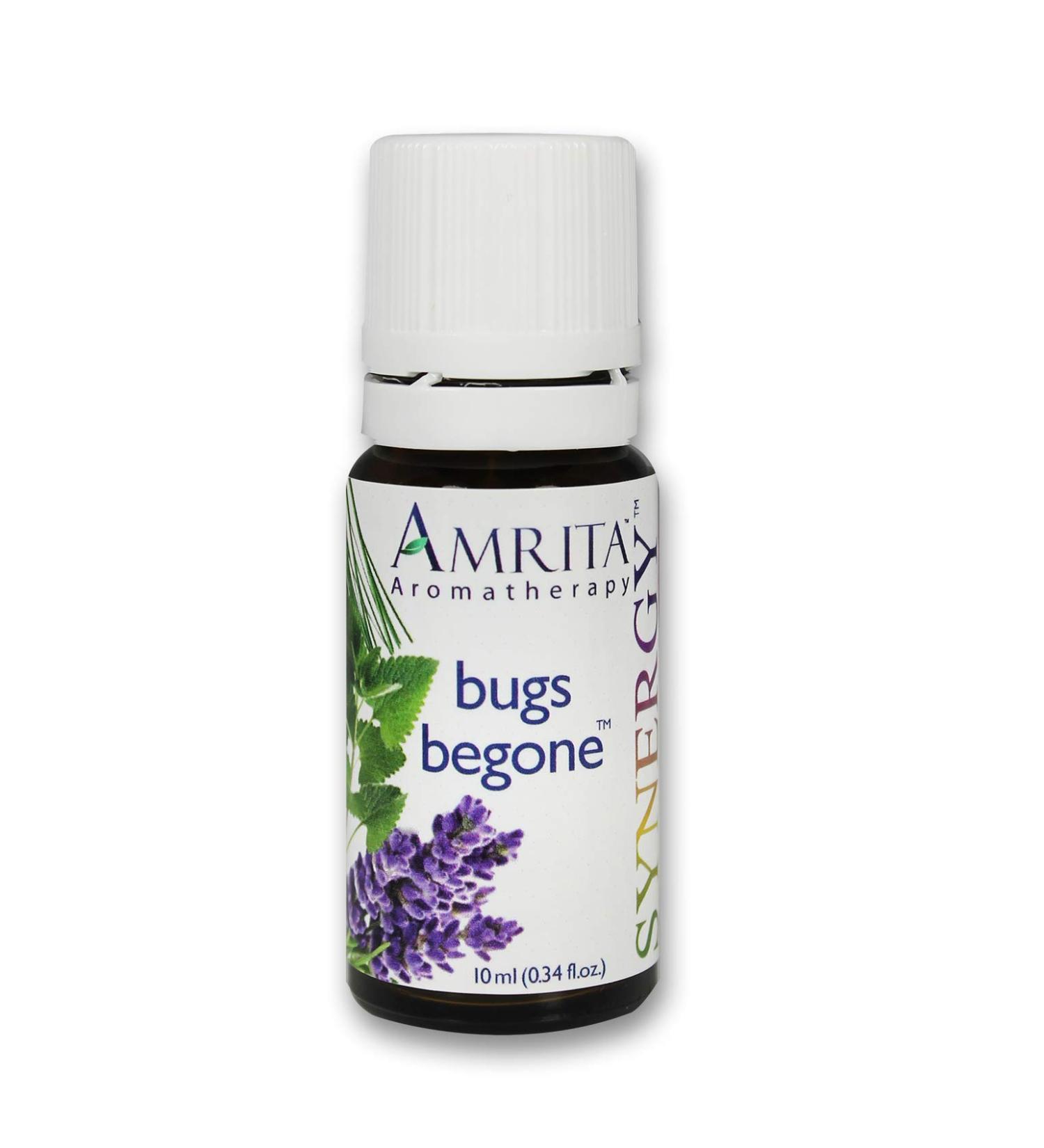 Amrita Aromatherapy - Bugs BeGone Synergy Essential Oil Blend - Size: 10mL (0.34 fl. oz.)