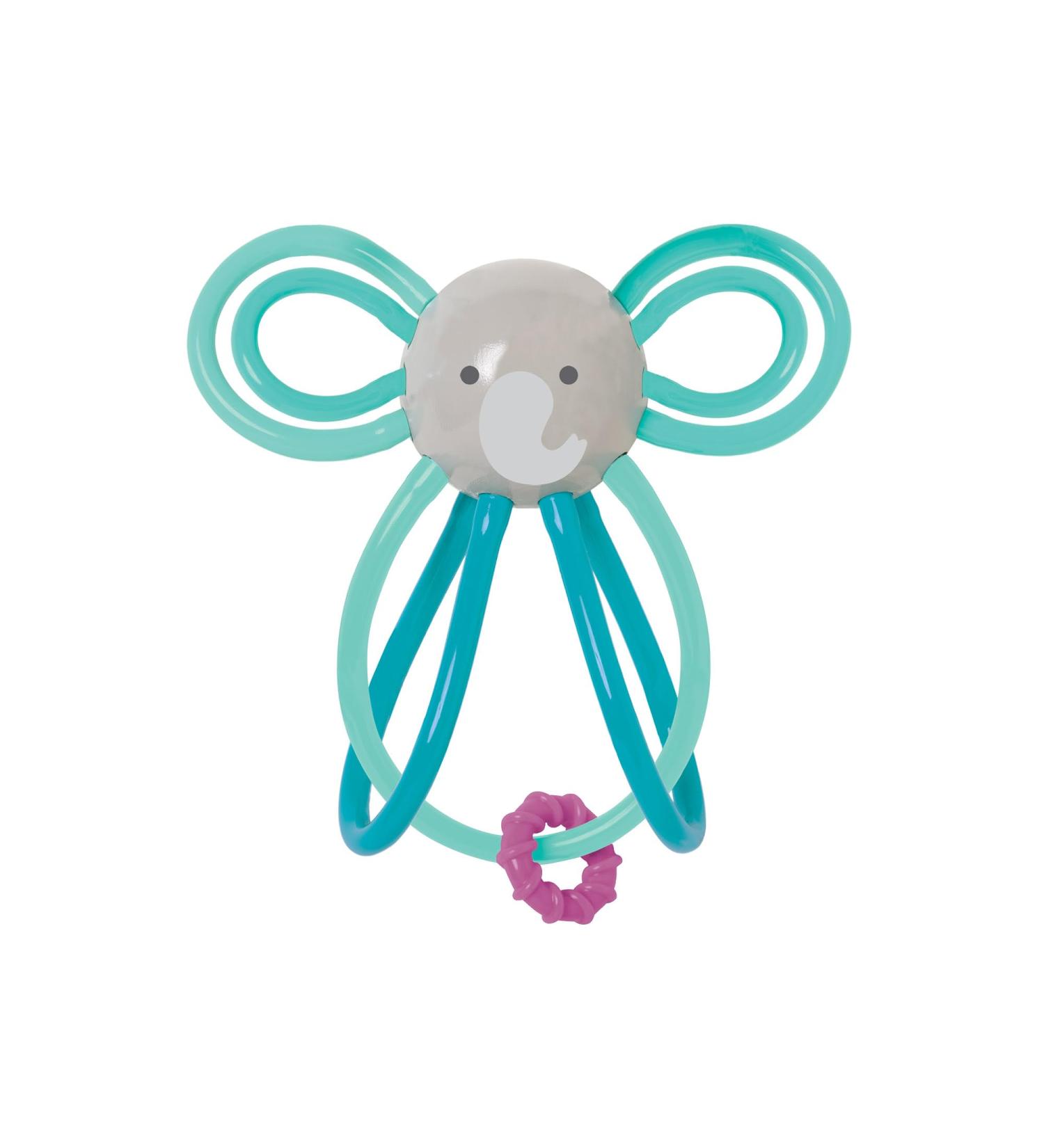 Manhattan Toy Winkel Elephant Rattle and Sensory Teether Elephant