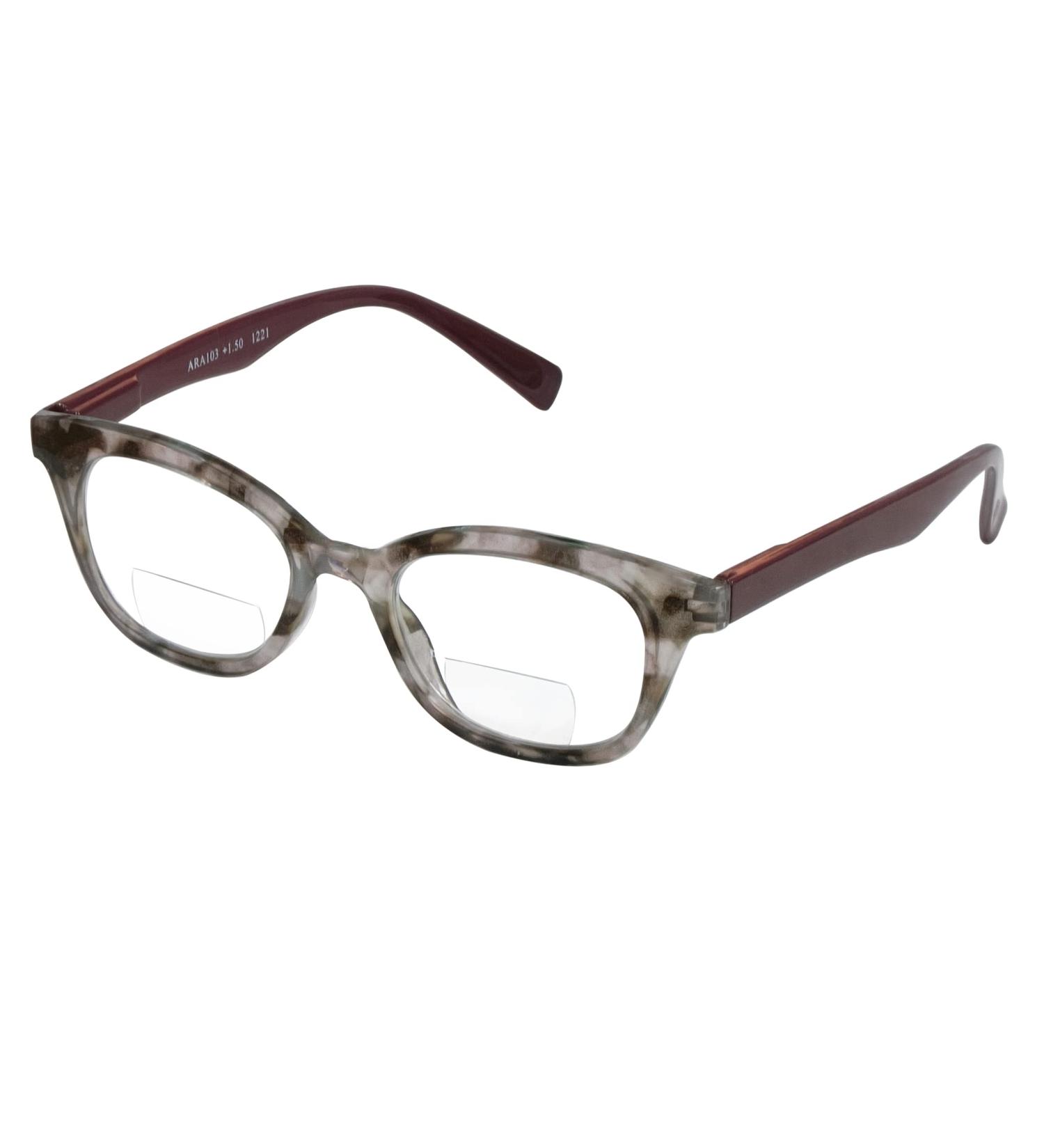 Shop Demi Grey Bifocal Reading Glasses for Men & Women | Spring Hinge | 1.5 Diopters - International Shipping Available - Buy Online on GoSupps.com
