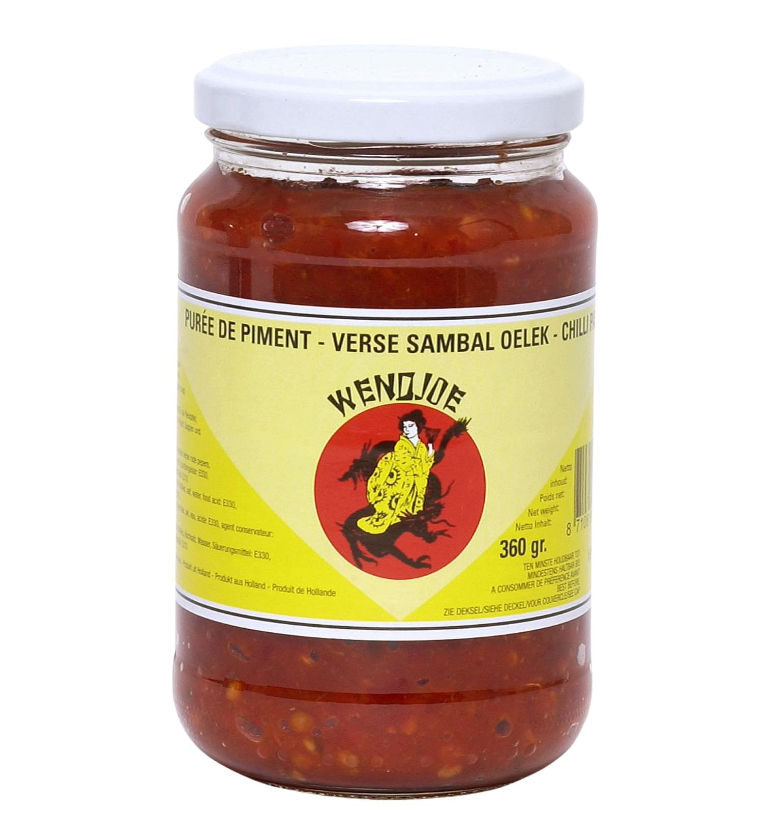 Wendjoe Sambal Chilee pastata 360 g - Buy Online on GoSupps.com