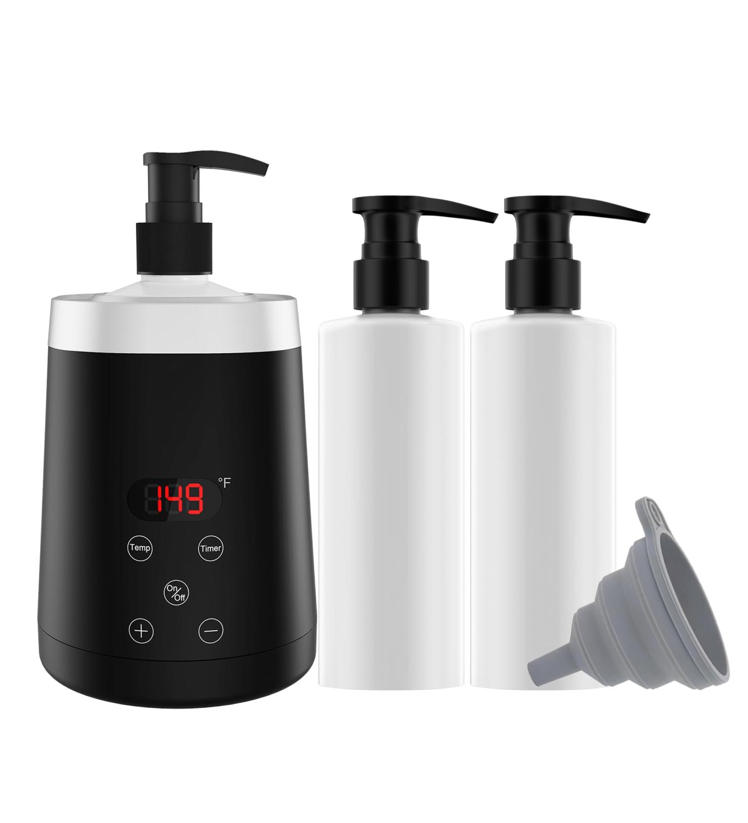 LINBEAUTI Massage Oil Warmer & Lotion Dispenser | Premium Heater for Lubricants Perfect for Spa & Home Use - Buy Online on GoSupps.com