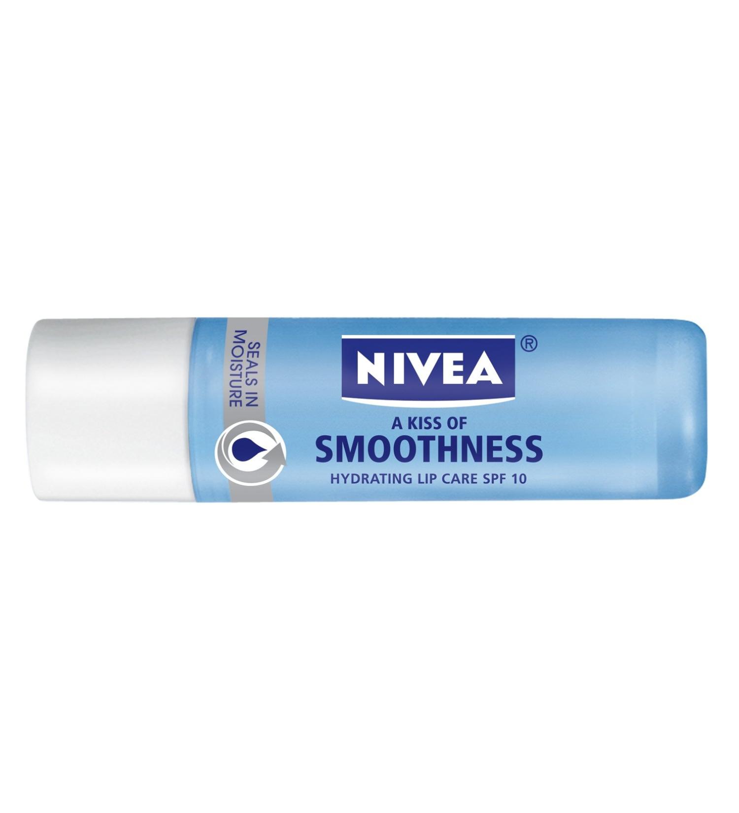 Nivea Smoothness Lip Care SPF 15 Sunscreen Sticks 0.17 Oz. (Pack of 6)