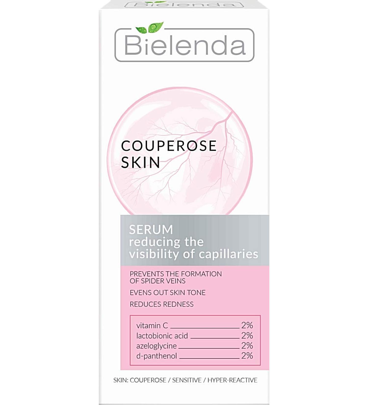 Bielenda Couperose Skin Face Serum Reducing Visibility of Capillaries 30ml - Buy Online on GoSupps.com