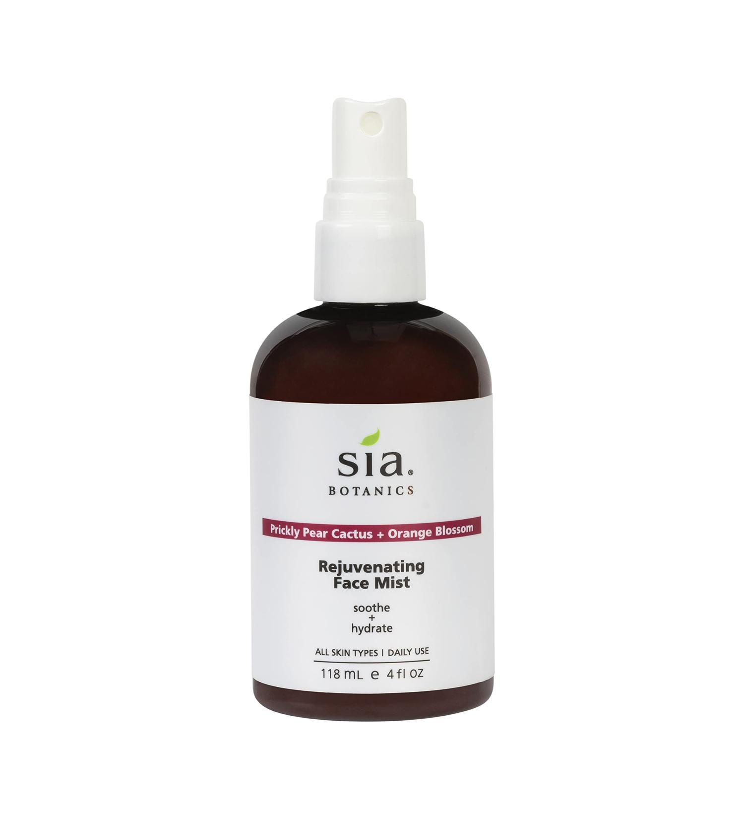 Rejuvenating Face Toner Mist | Prickly Pear Aloe Vera Orange Blossom | Natural Botanical Skincare for Women - 118ml/4oz - Buy Online on GoSupps.com