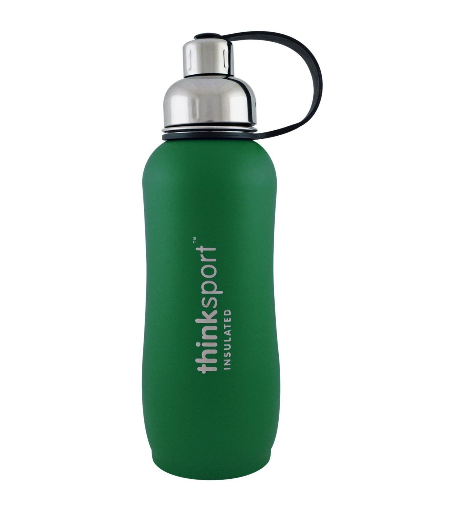 Thinksport Insulated Sports Bottle 25 oz Green - BPA Free, Durable & Eco-Friendly - Buy Online on GoSupps.com