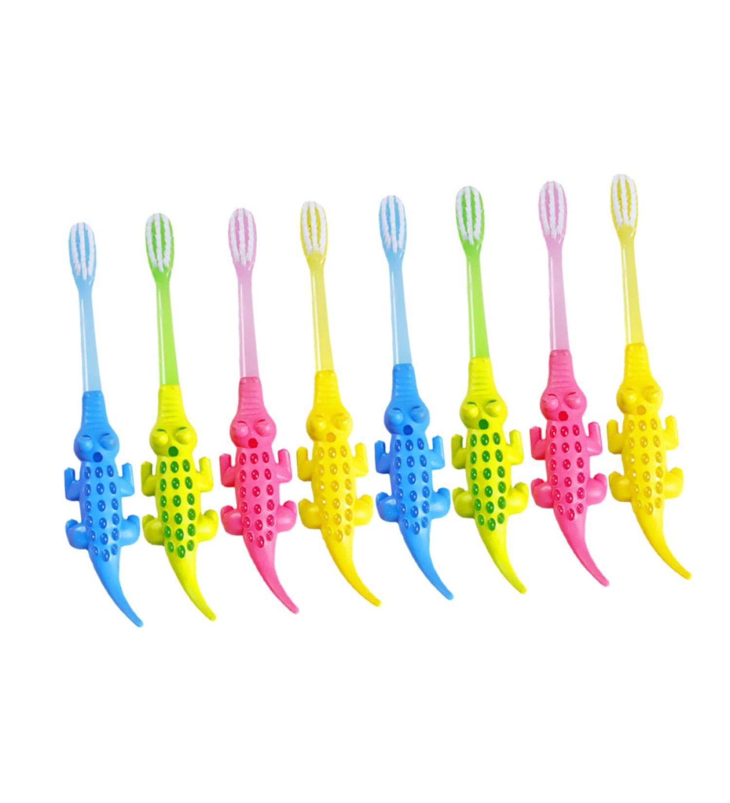 IPET BOOM 8ST Cartoon Toothbrush Set - Fun & Effective Tooth Cleaning for Kids | Baby Toothbrush Massage Care Toys - Buy Online on GoSupps.com