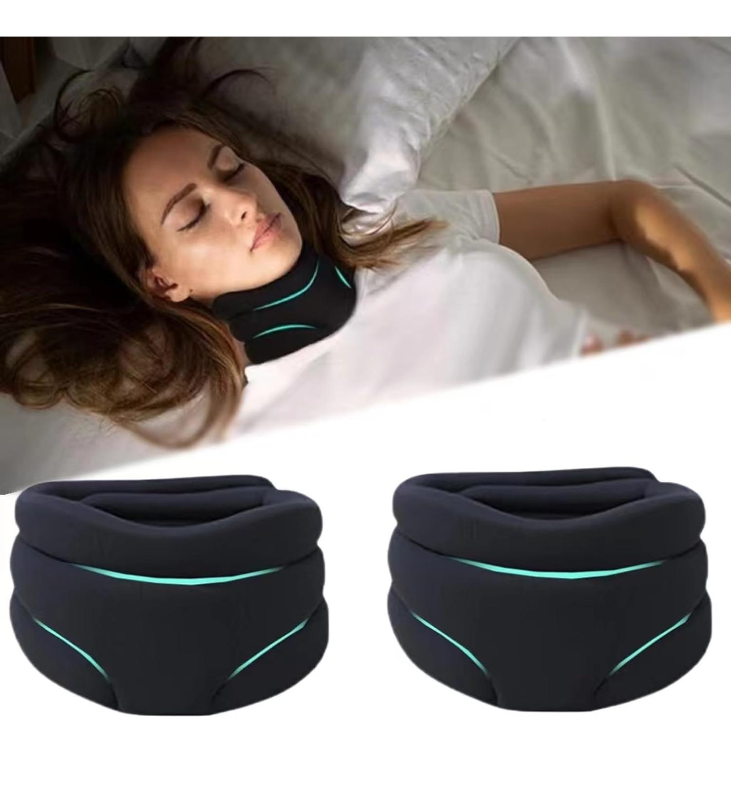 Neck Brace Neck Support Neck Traction Device Neck Posture Corrector Neck Decompression Devices Neck Posture Corrector for Sleep Neck Support(Black 2PCS) - Buy Online on GoSupps.com