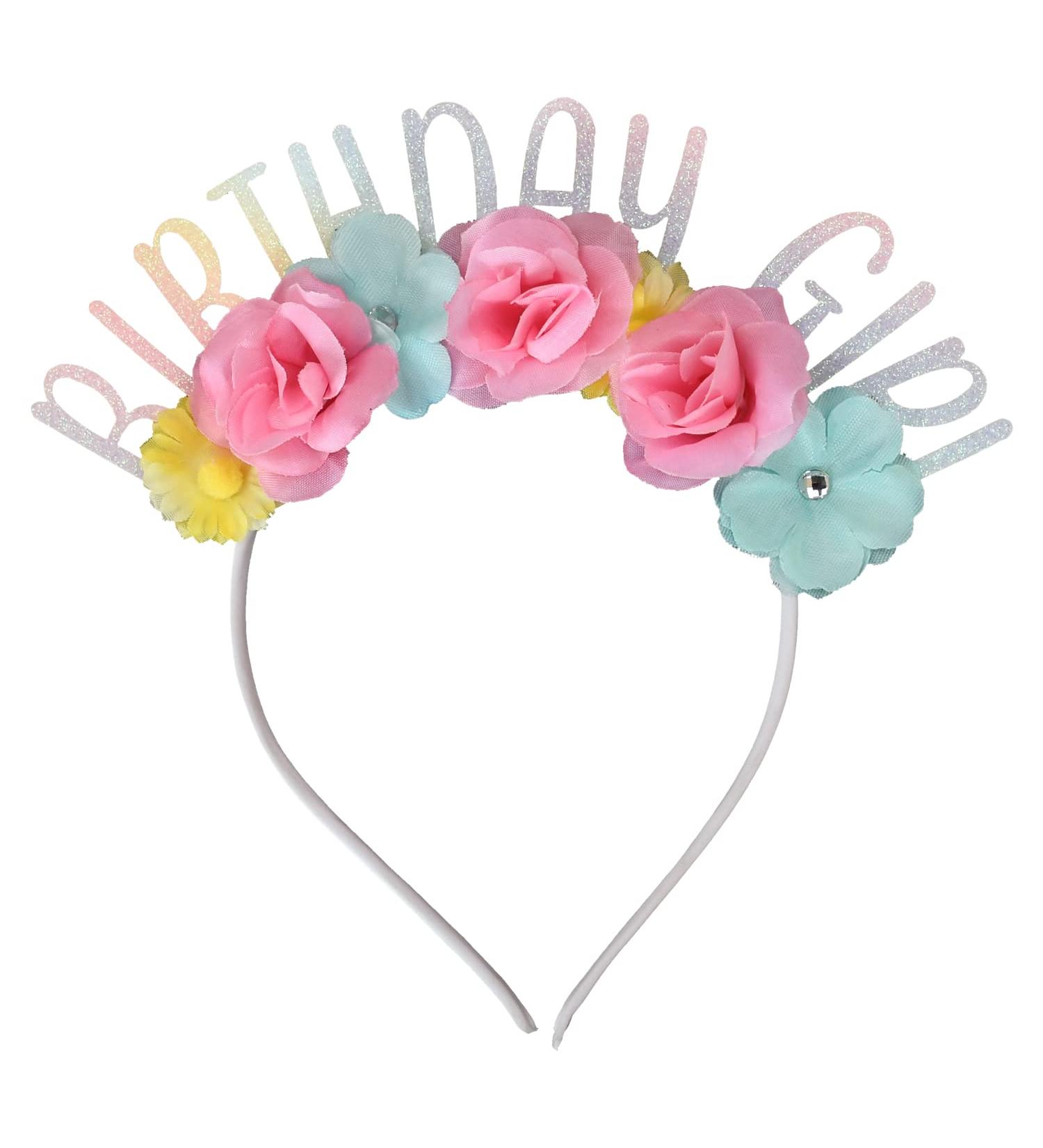 FLoral Birthday Girl Headband - Baby Girls Party Decor and Gift - Buy Online on GoSupps.com